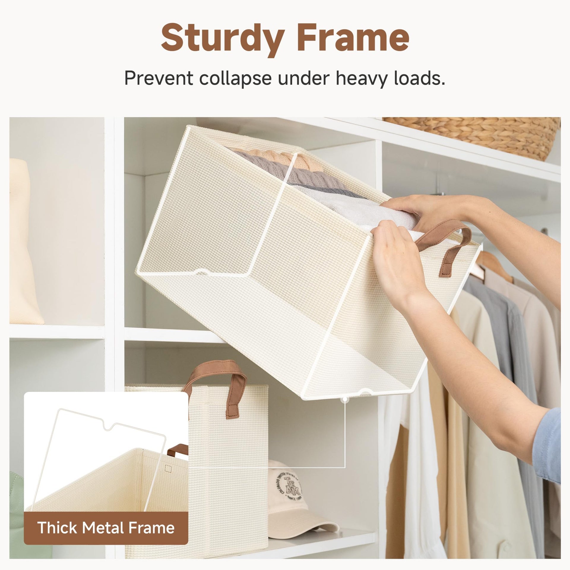 Closet Storage Bins (2 Count)