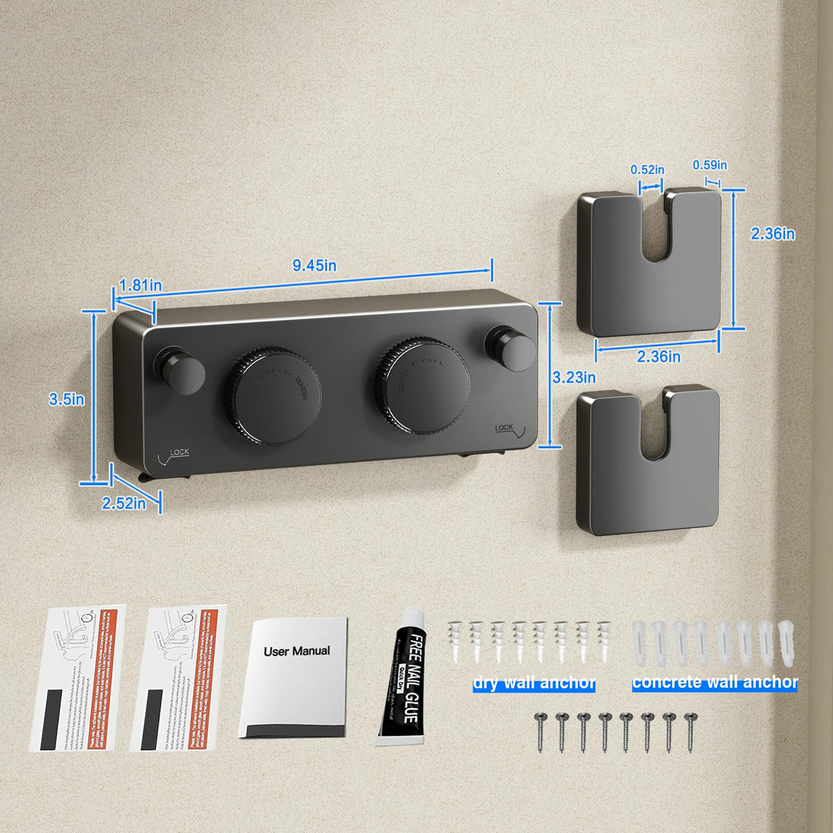 Retractable Twin Clothesline Indoor (27.6 Foot)