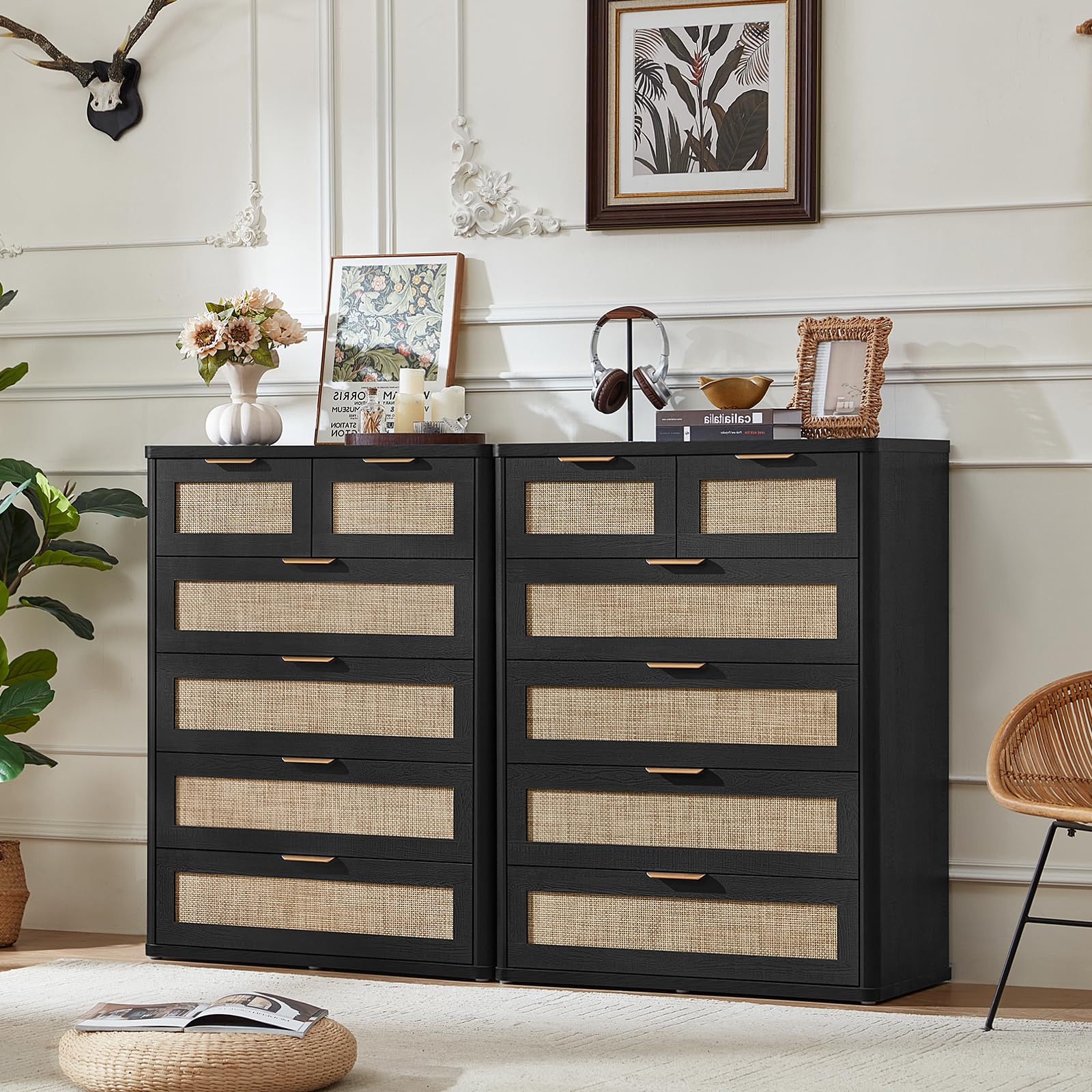 Rattan Dresser for Bedroom