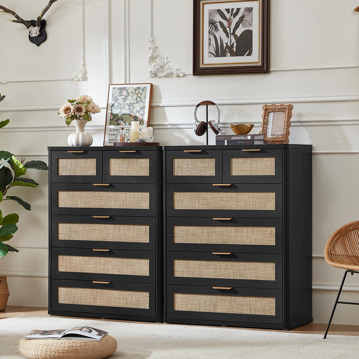 Rattan Dresser for Bedroom