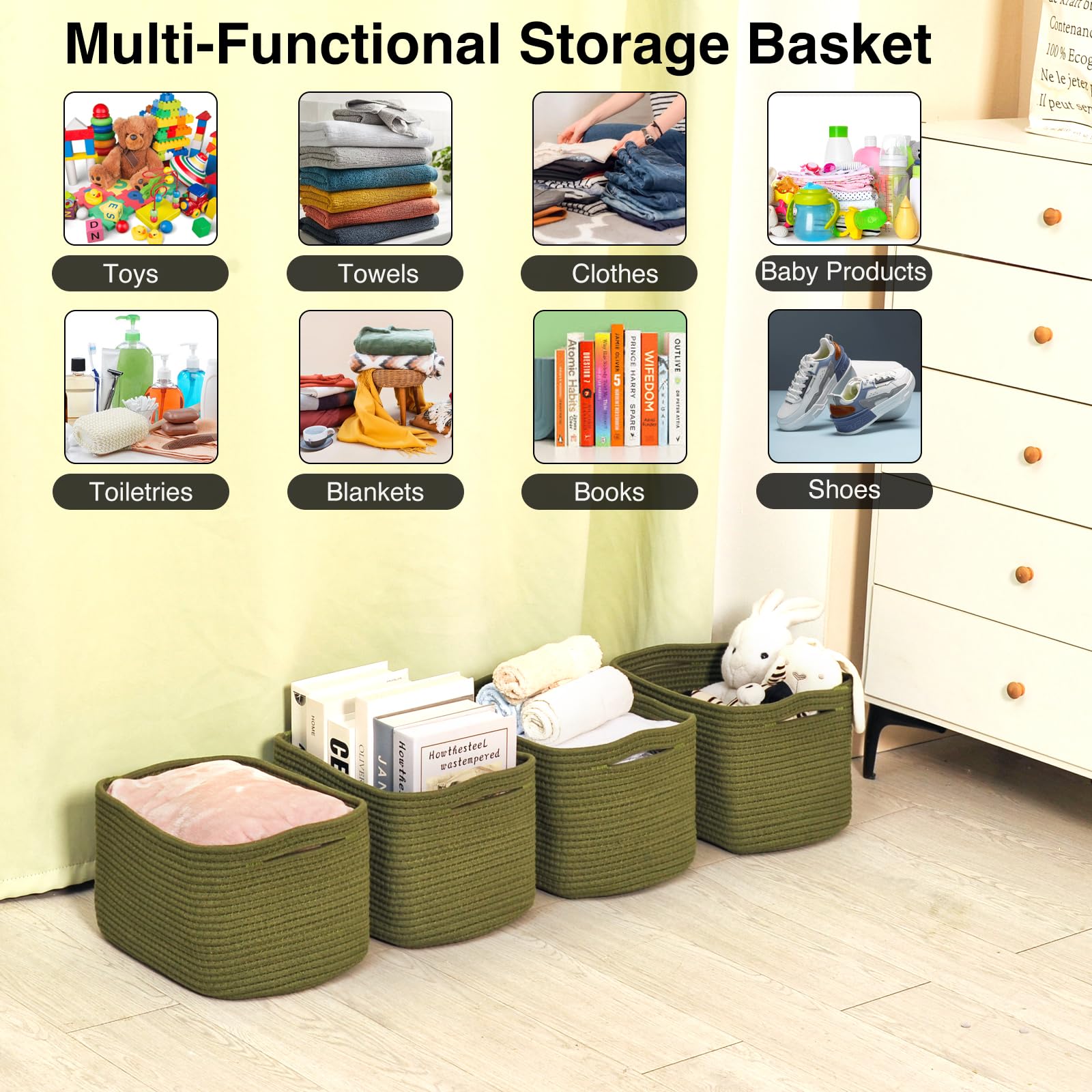 Storage Basket for Shelves (4 Count)