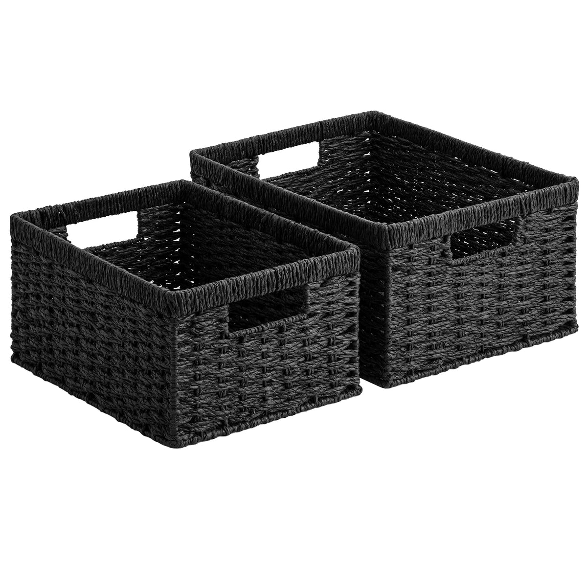 Wicker Storage Baskets for Organizing (2 Count)