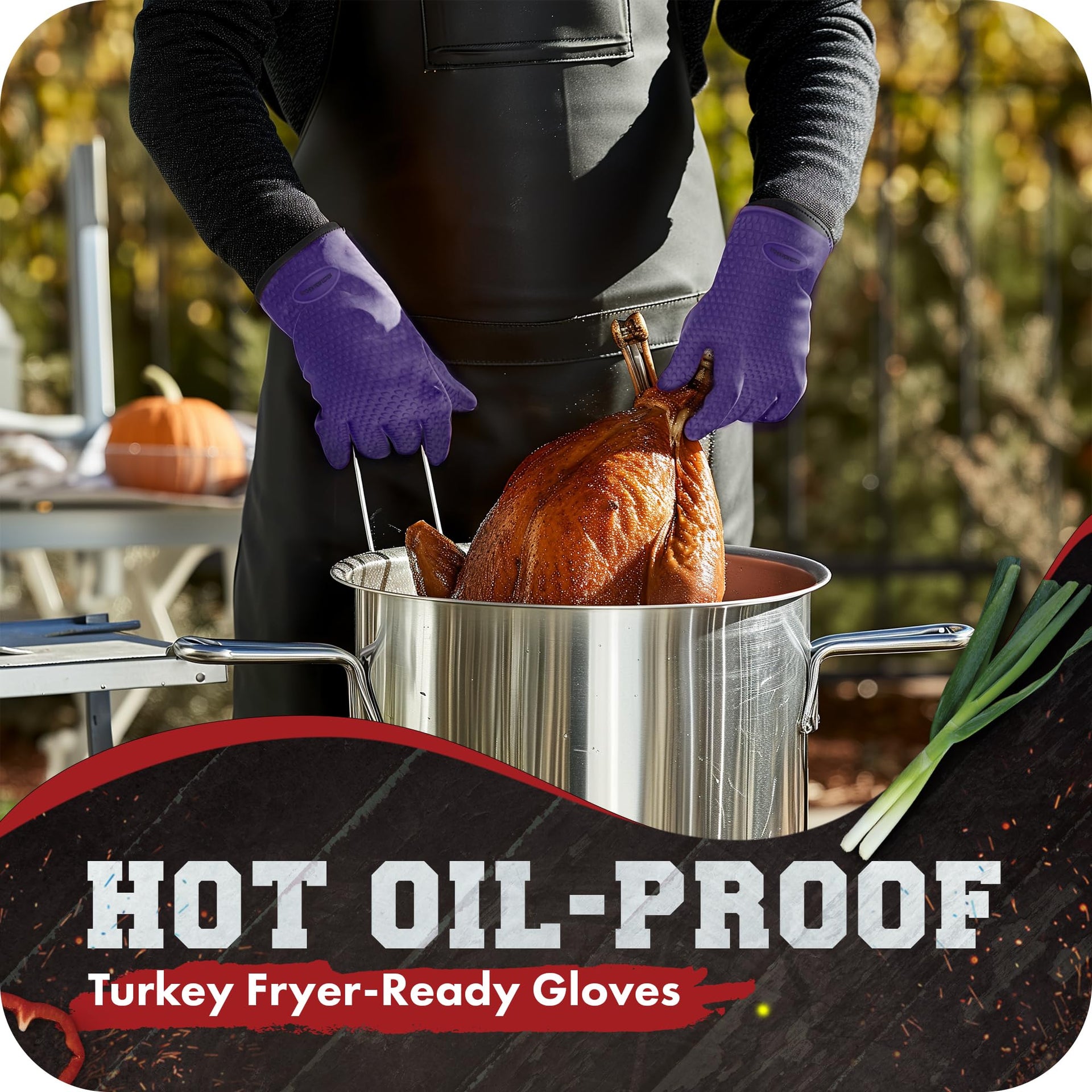 Silicone Smoker BBQ Gloves (2 Count)