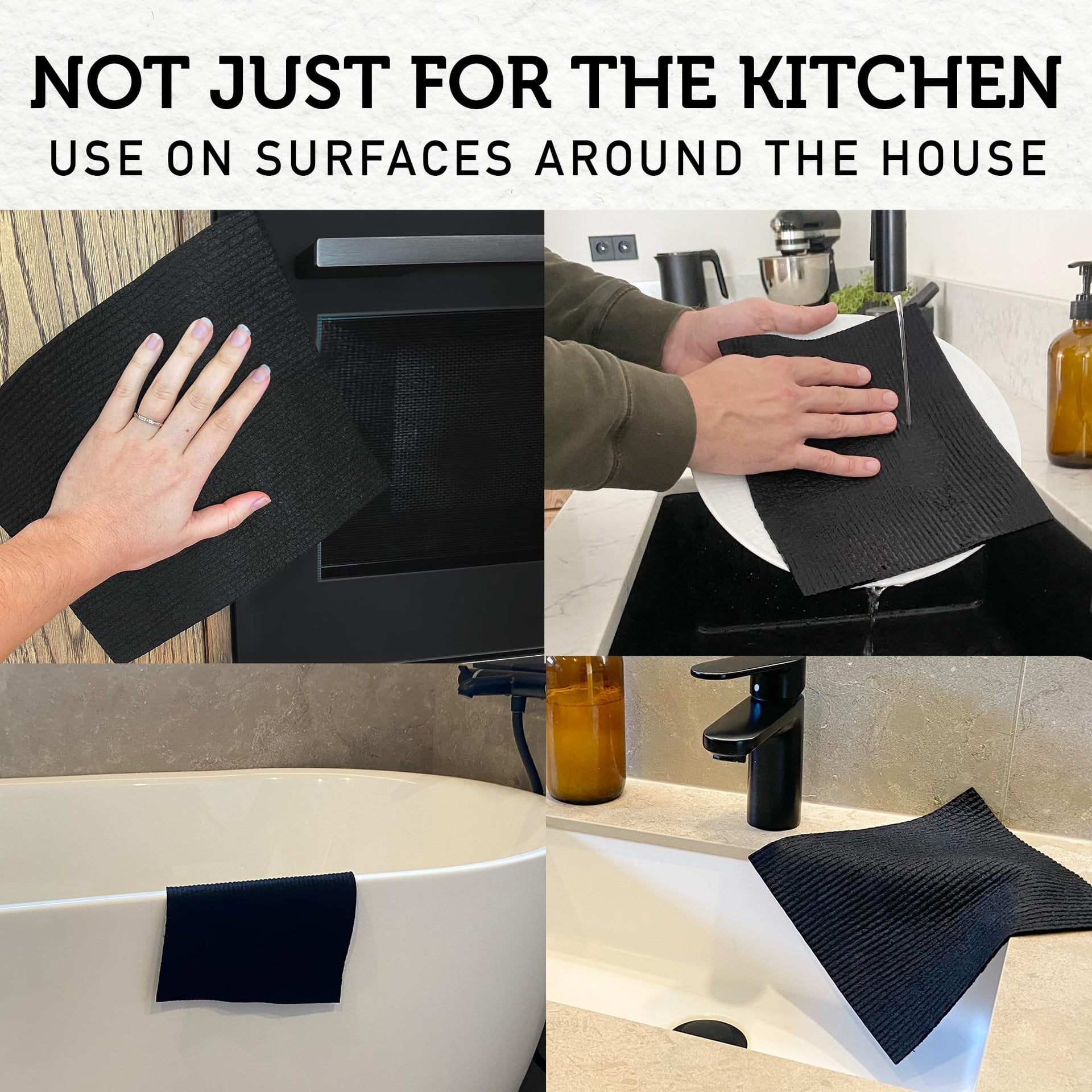 Swedish Dishcloths for Kitchen (10 Count)
