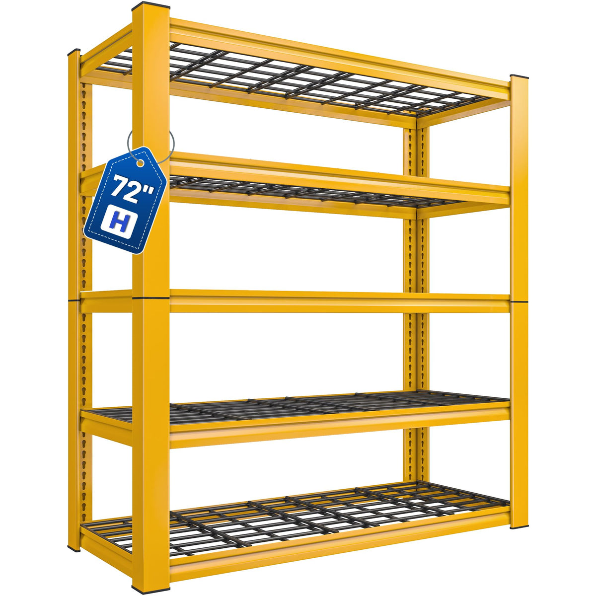 Orange Garage Shelving Adjustable 3010LBS Heavy Duty Storage Shelves
