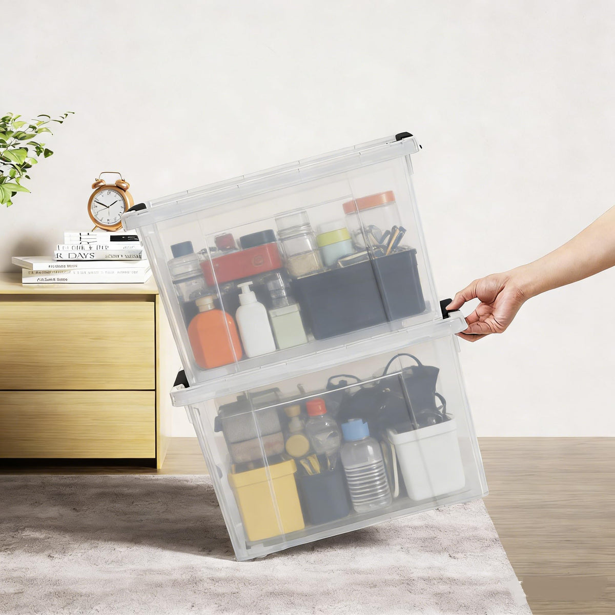 22 Qt Latching Storage Box (4 Count)