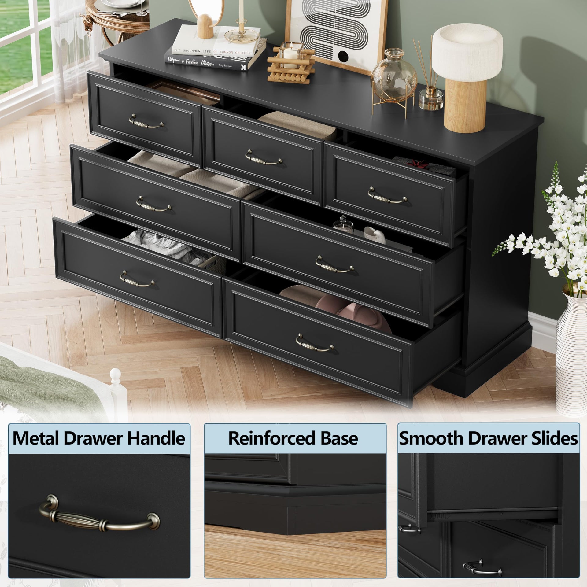 7 Drawer Dresser for Bedroom