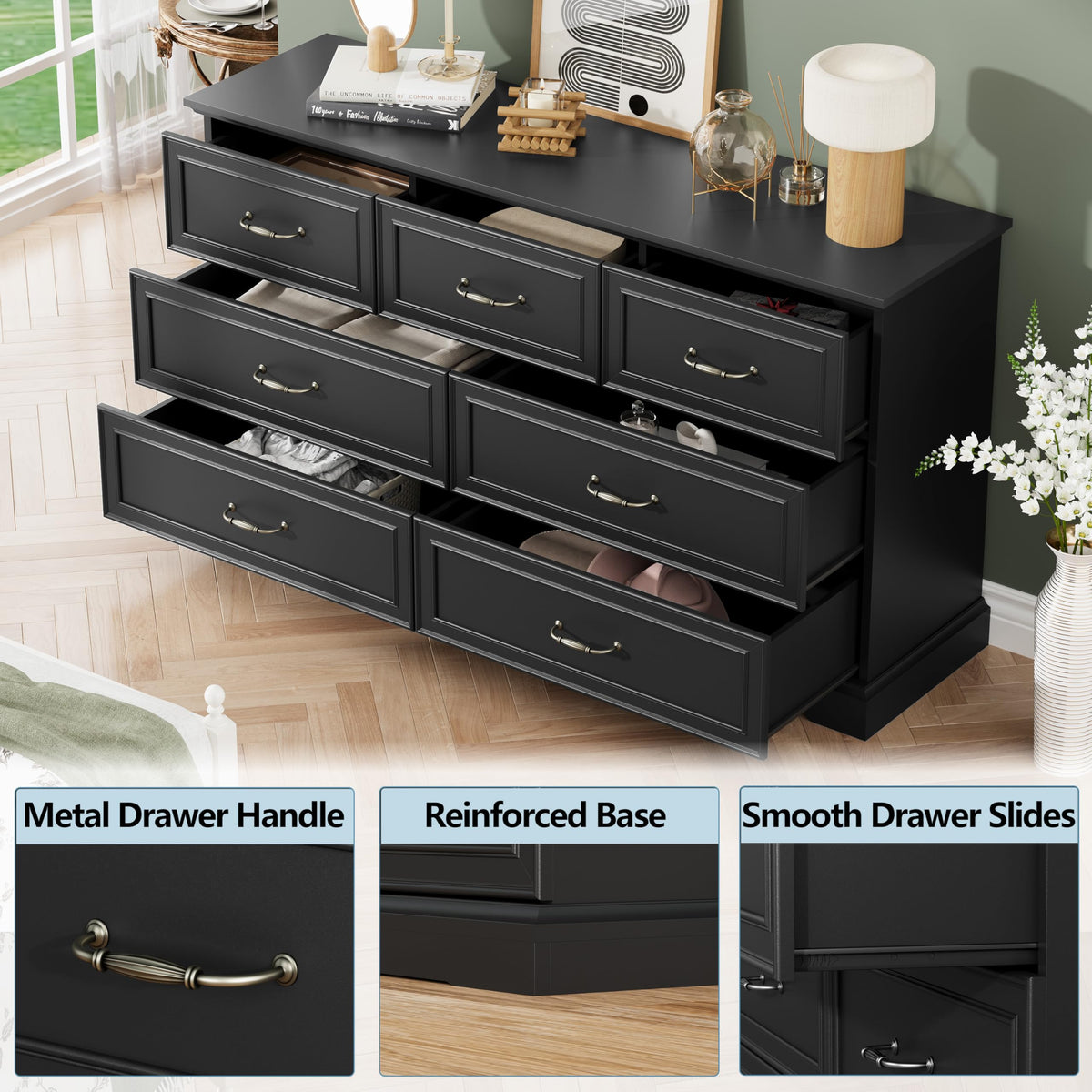 7 Drawer Dresser for Bedroom
