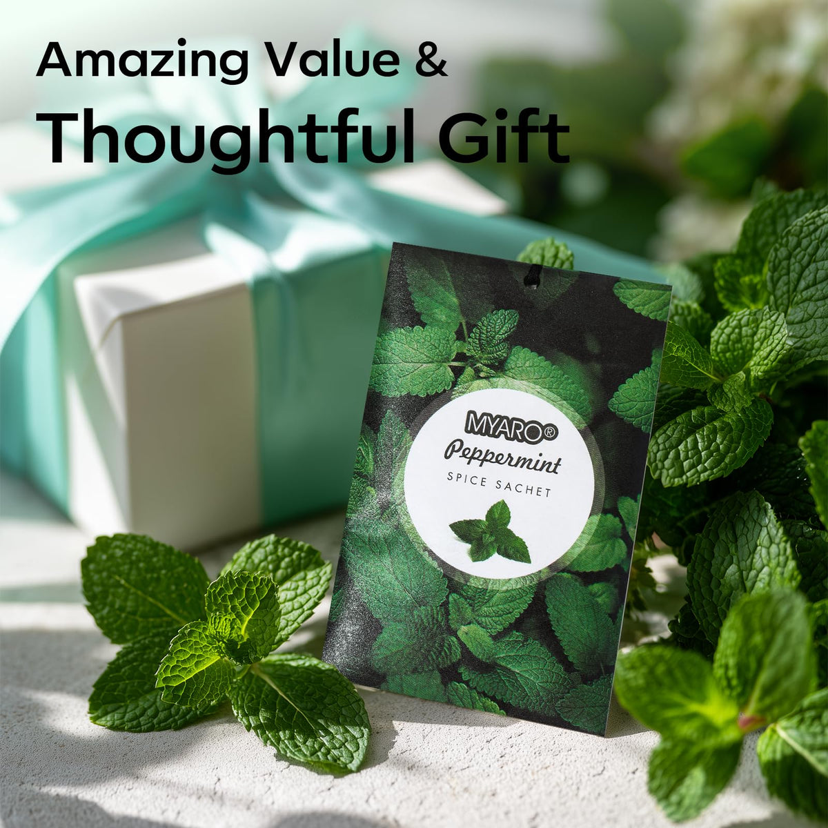 12 Pack Peppermint Scented Sachets (12 Count)