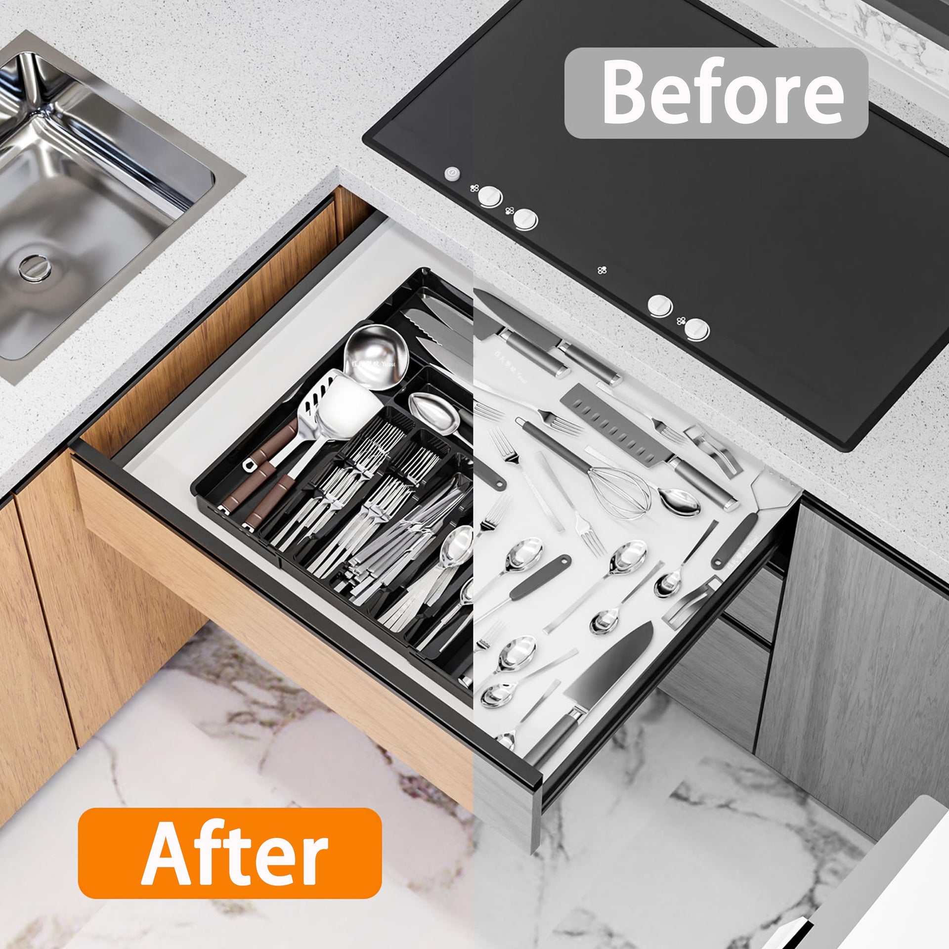 Silverware Drawer Organizer
