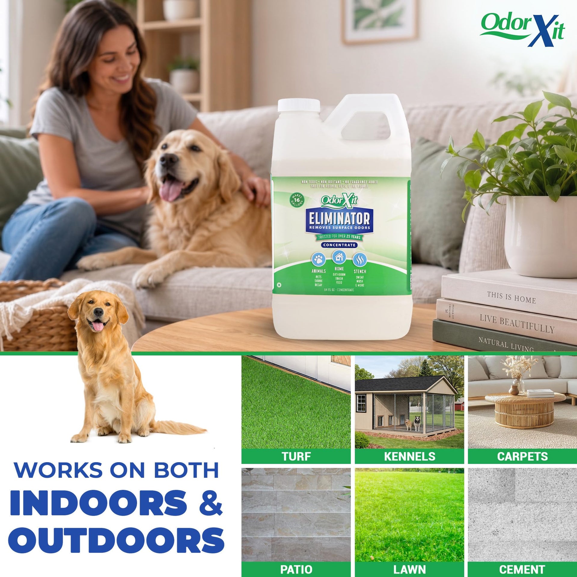 Concentrated Pet Urine Odor Eliminator (64 Fl Oz)