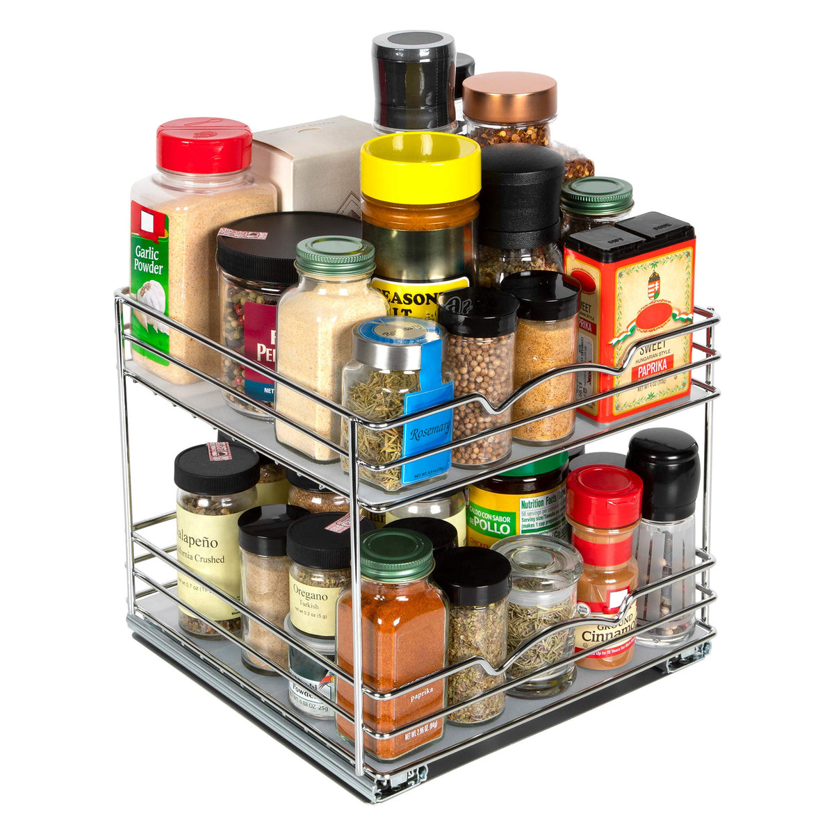 Pull Out Cabinet Spice Rack Organizer 2