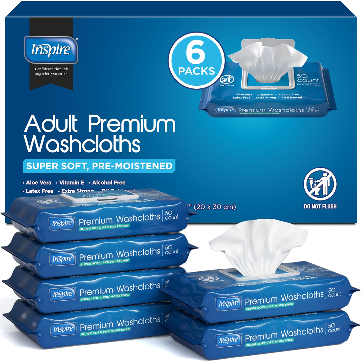 Adult Wet Wipes (300 Count)