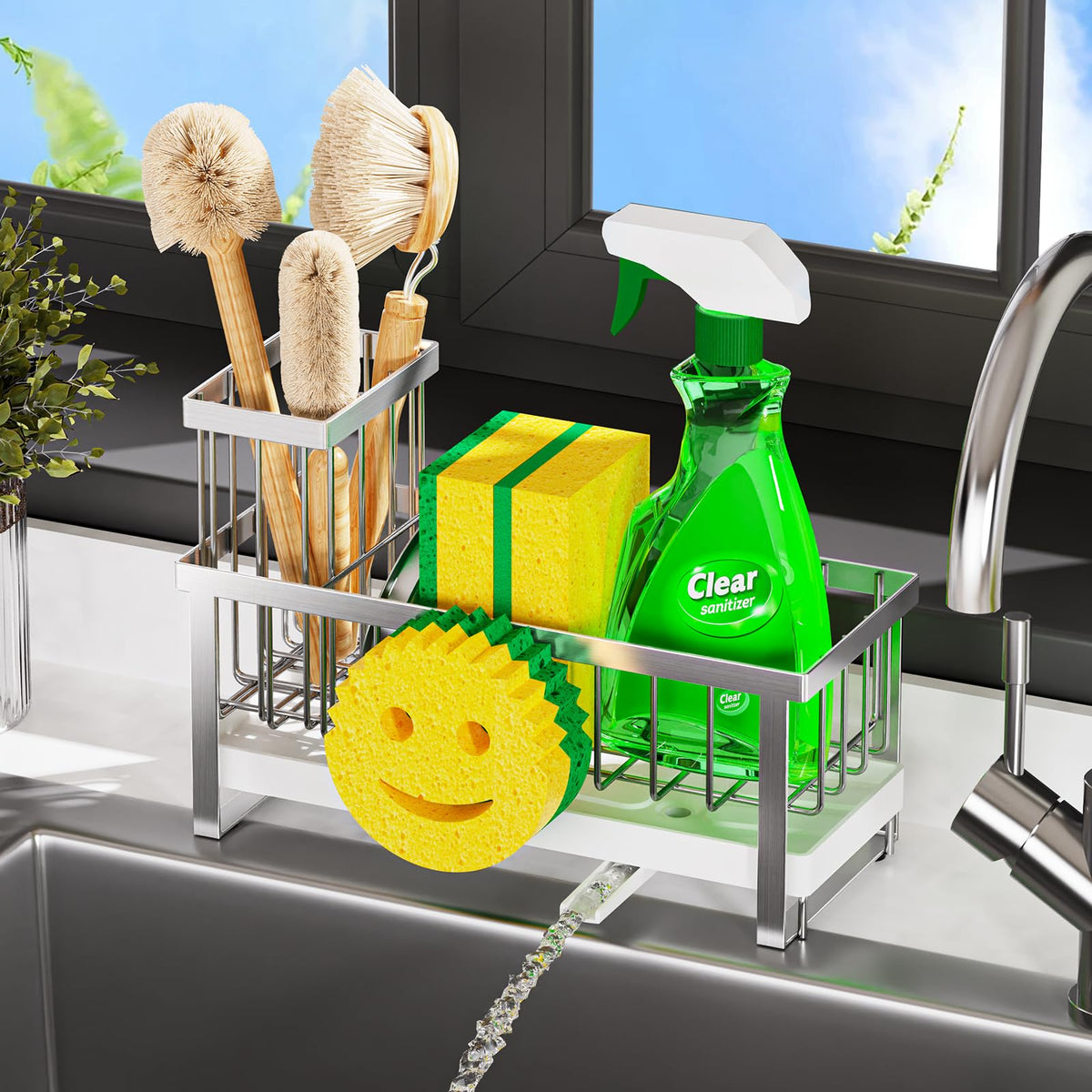 Sponge Holder for Kitchen Sink
