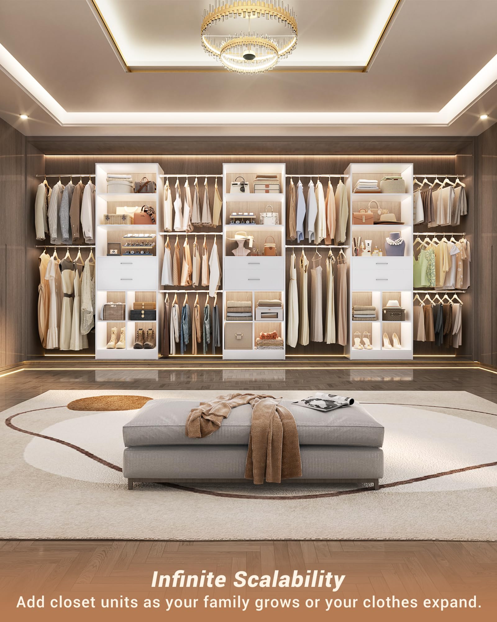Small Closet System (6 Count)