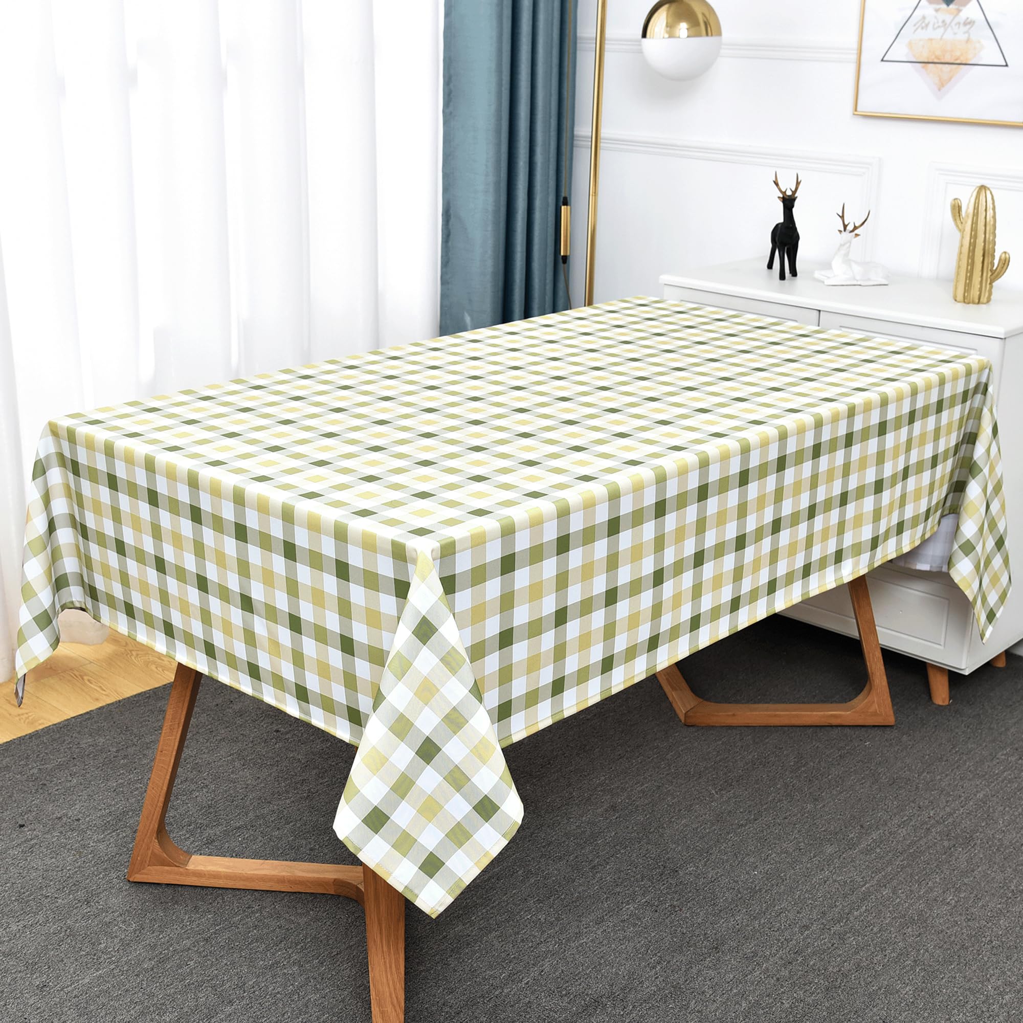 Classic Gingham Tablecloth Fabric