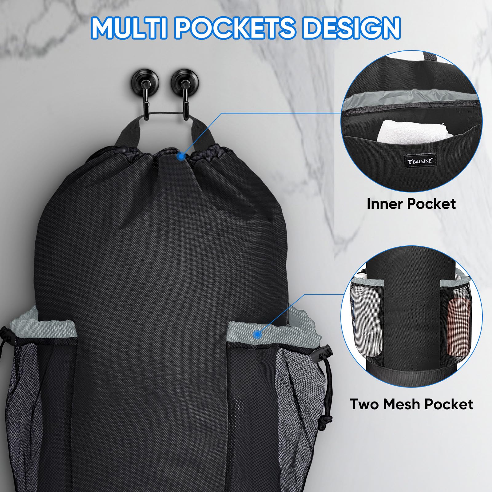 120L Laundry Bag Backpack