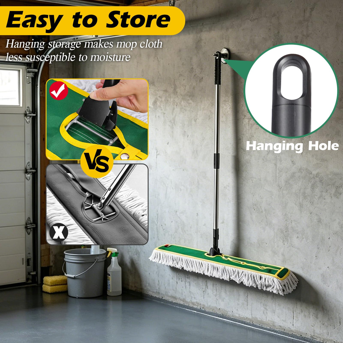 42" Commercial Dust Mop for Floor Cleaning