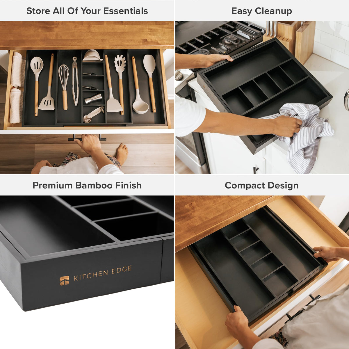 Utensil & Junk Drawer Organizer