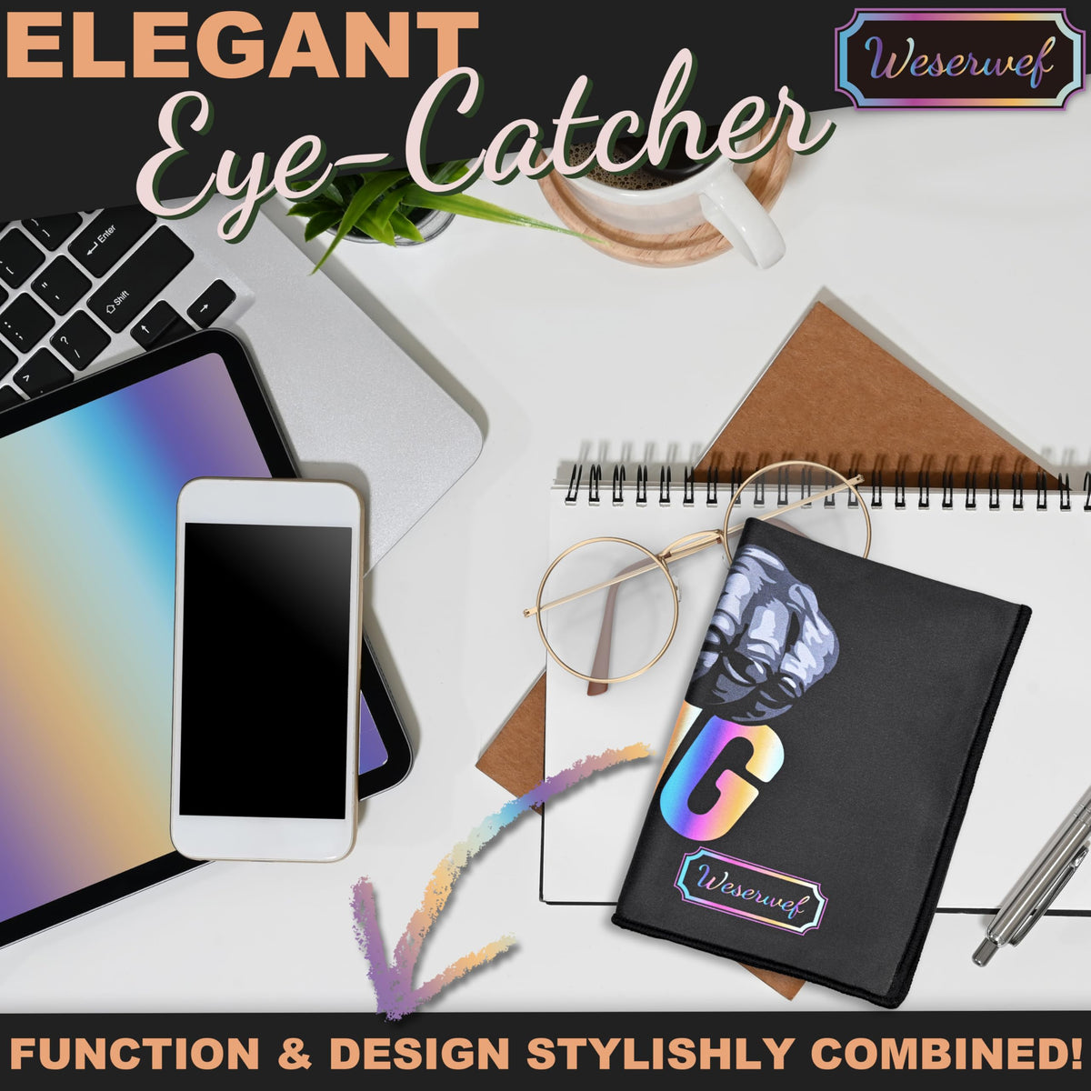 Design Microfiber Glasses Cleaning Cloth