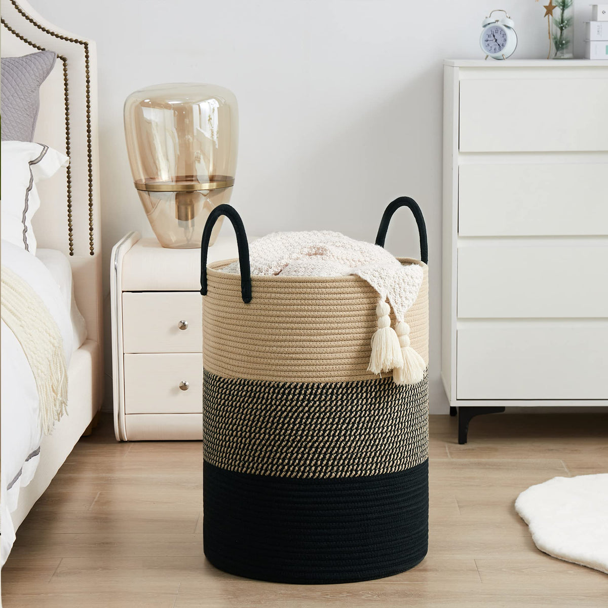 Woven Laundry Hamper Basket