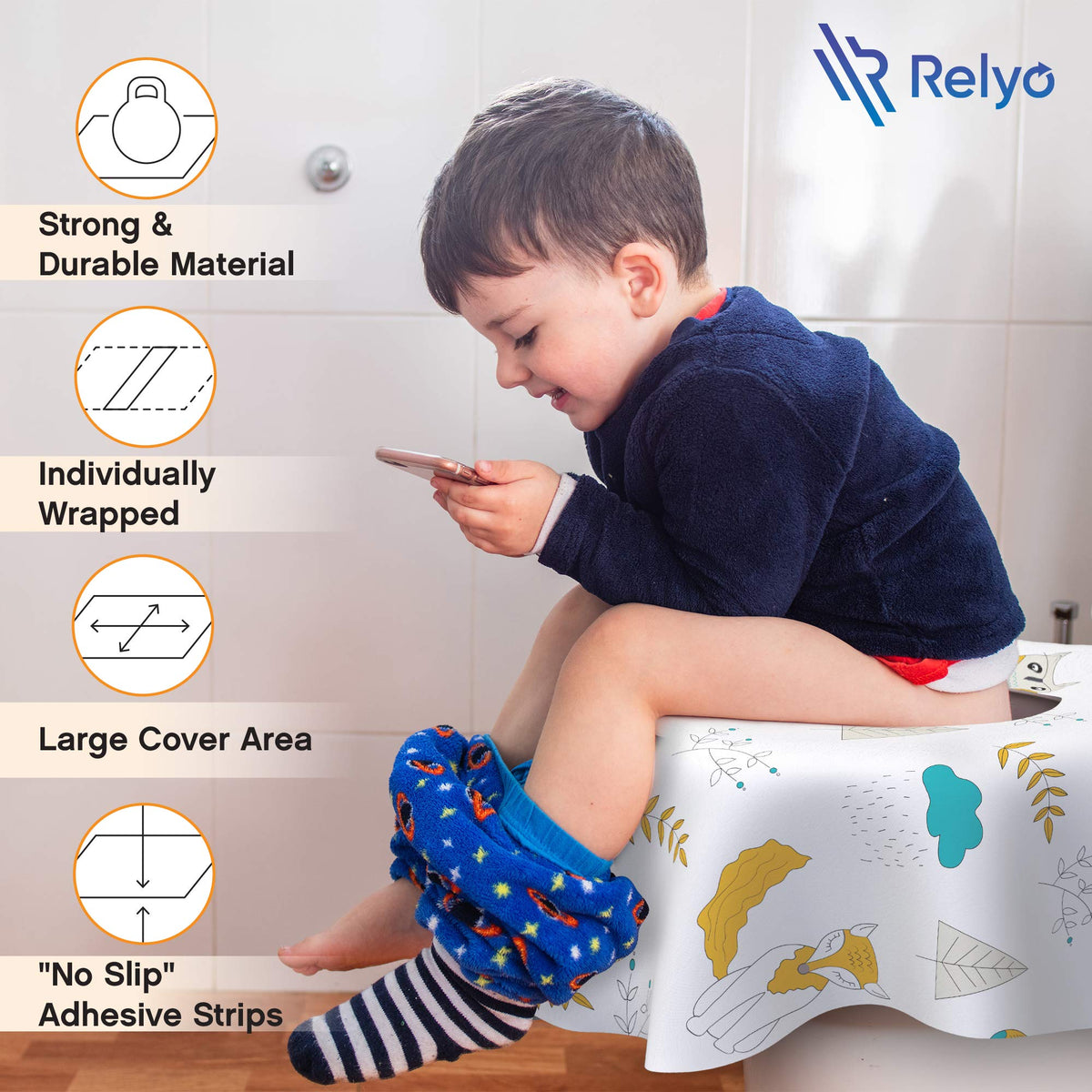 Disposable Toilet Seat Cover for Travel (20 Count)
