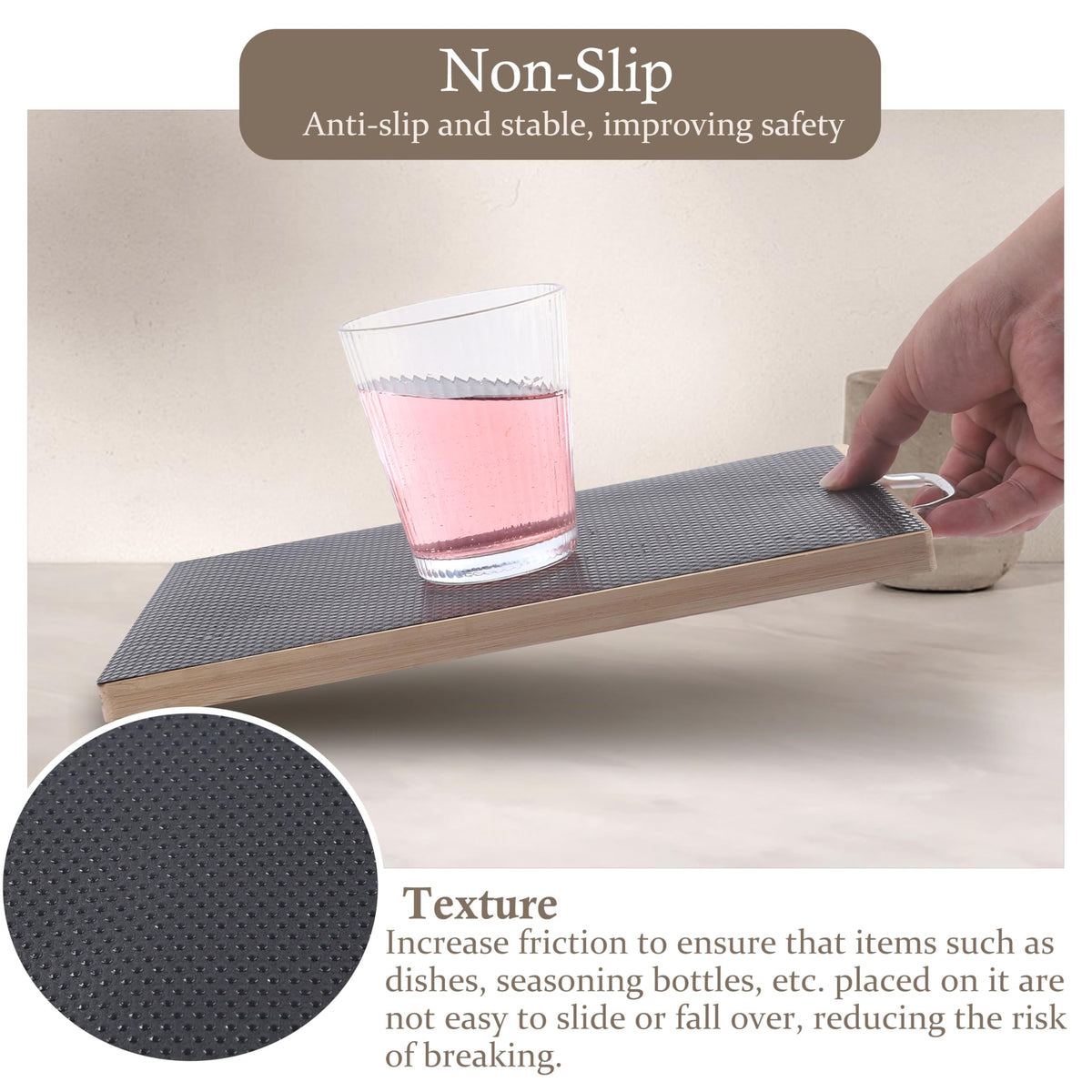 Cabinet Shelf Liner 24 Inch Wide X 20 Ft Non (480 Sq Ft)