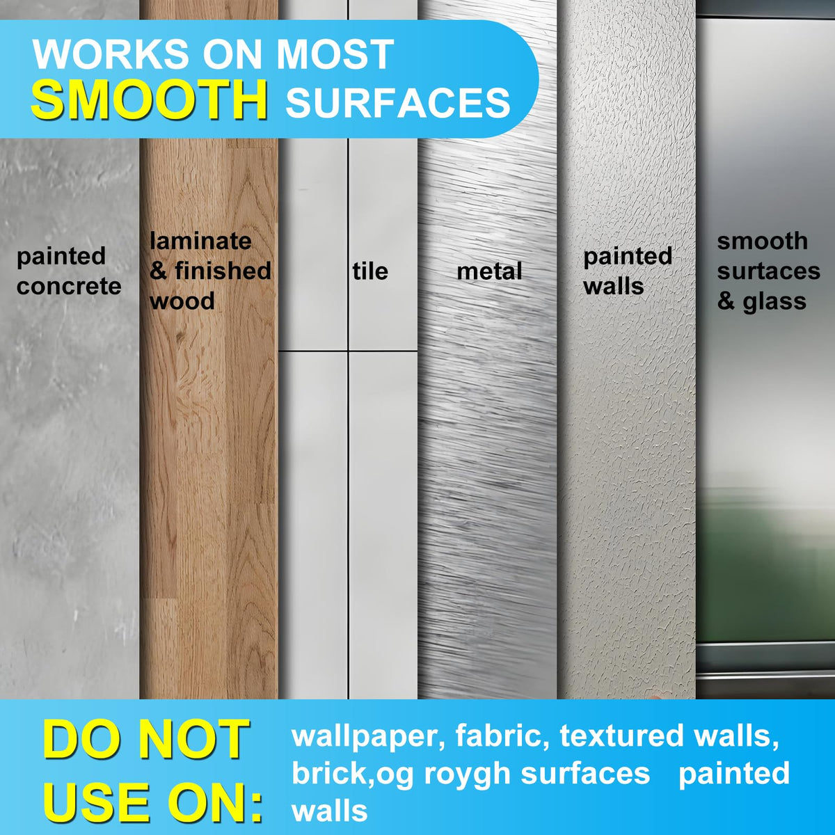 6Pack Broom Holder Wall Mount (6 Count)