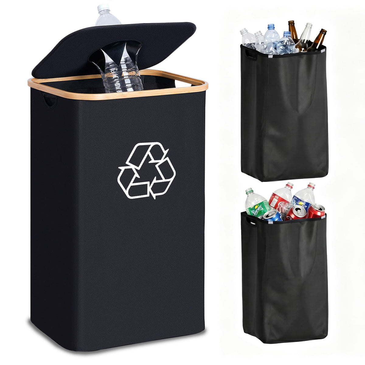 Recycling Bin for Kitchen 26 Gallon