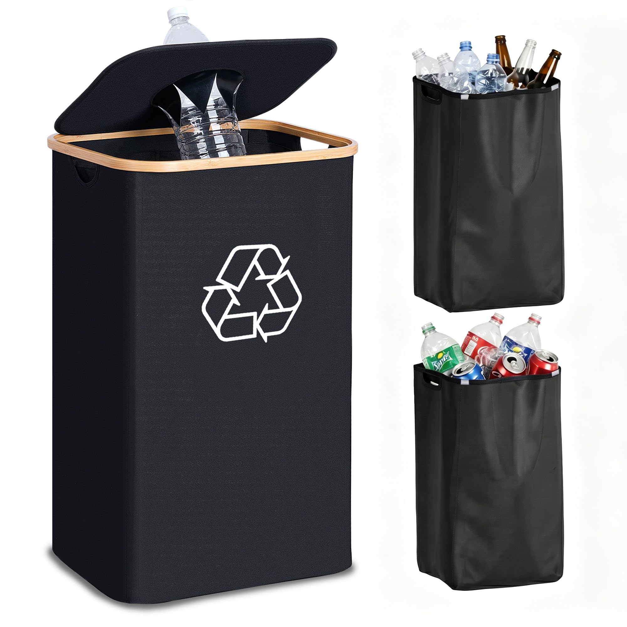 Recycling Bin for Kitchen 26 Gallon