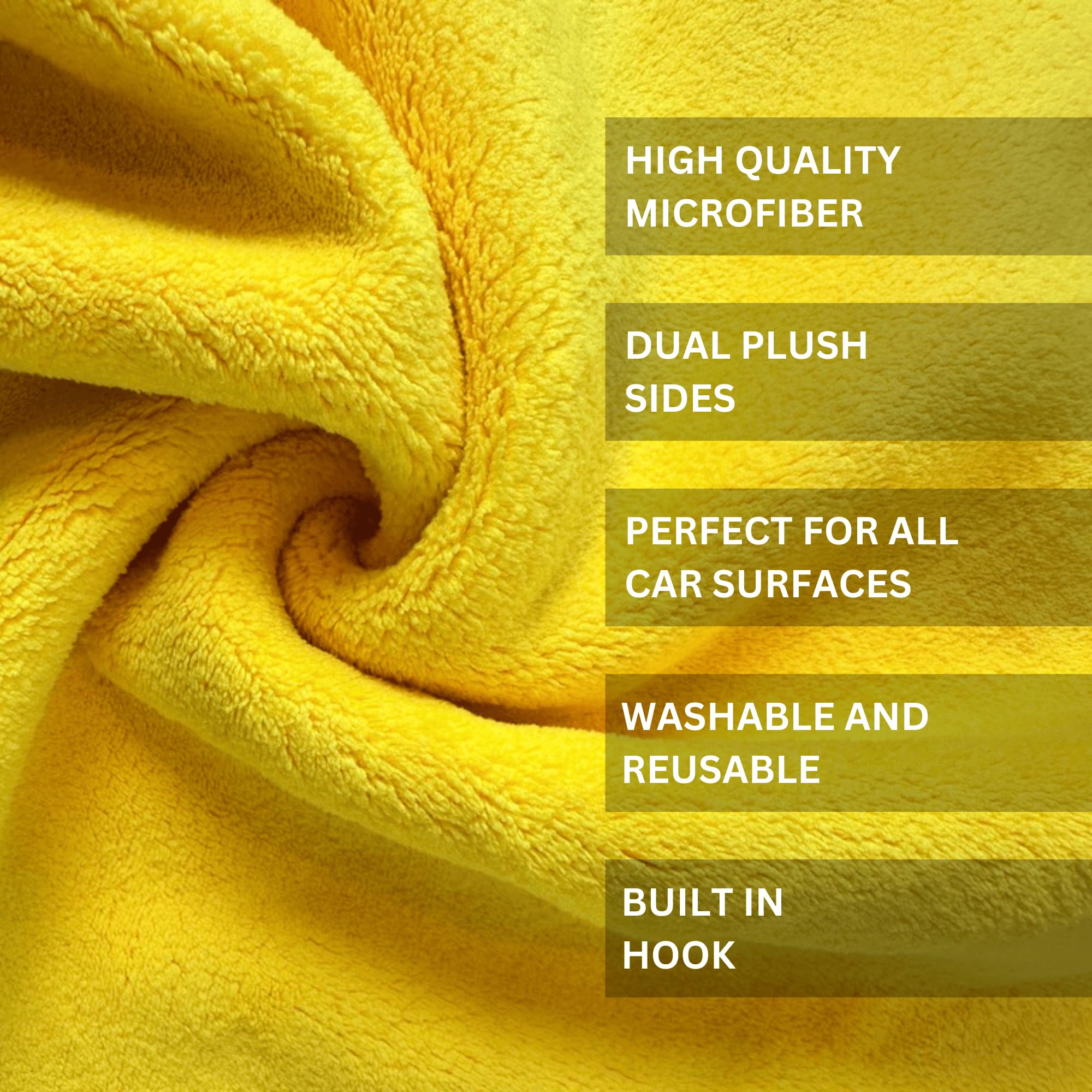 THEPROSTUFF® Car Detailing Microfiber Towels (12 Count)