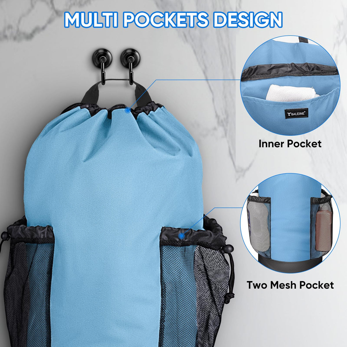 150L Laundry Bag Backpack
