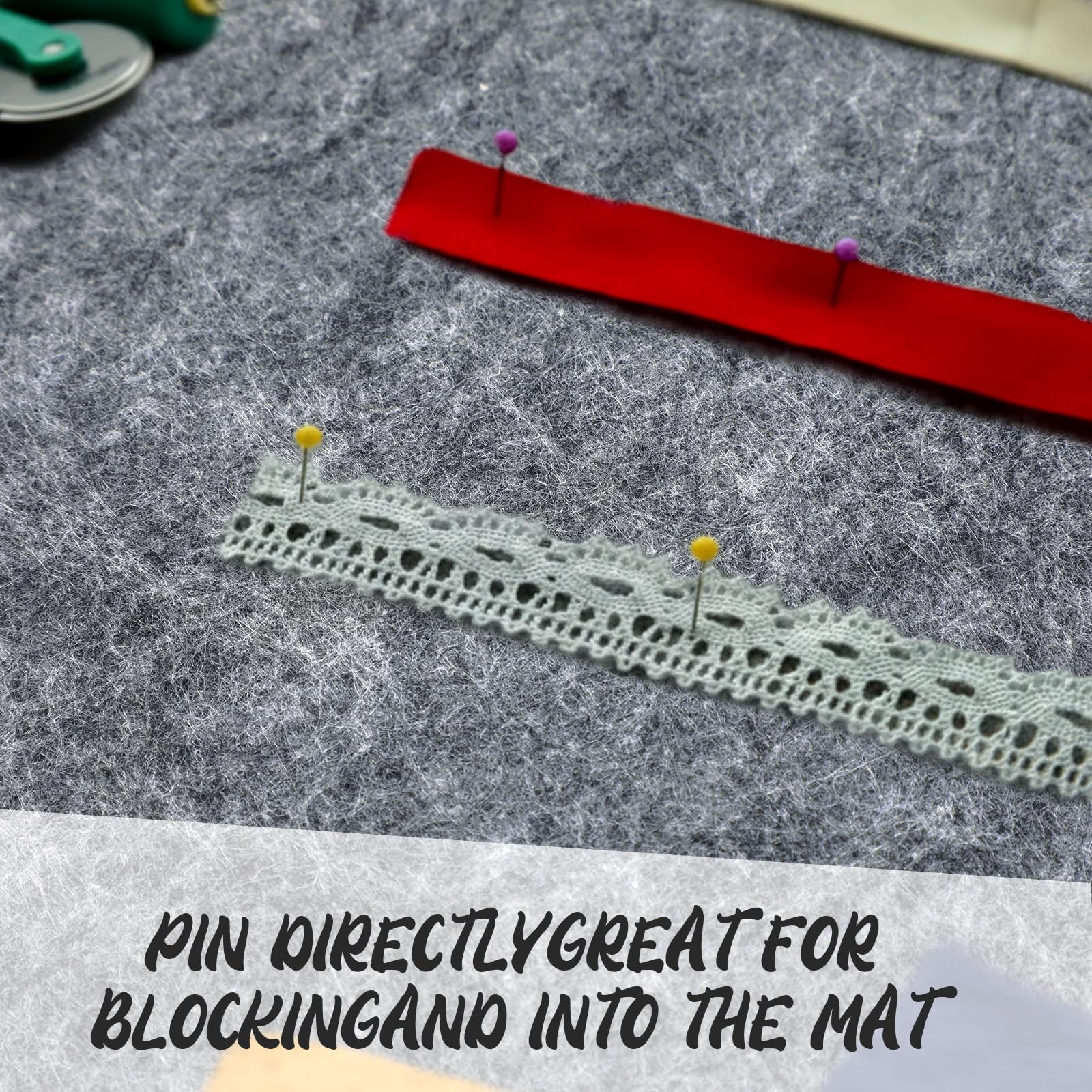 6 Pack Large Wool Pressing Mat Wool Ironing Mat Felted Blending Ironing Pad Sewing Machine Muffling Pad Iron Board for Quilters Quilting Supplies and Notions Accessories