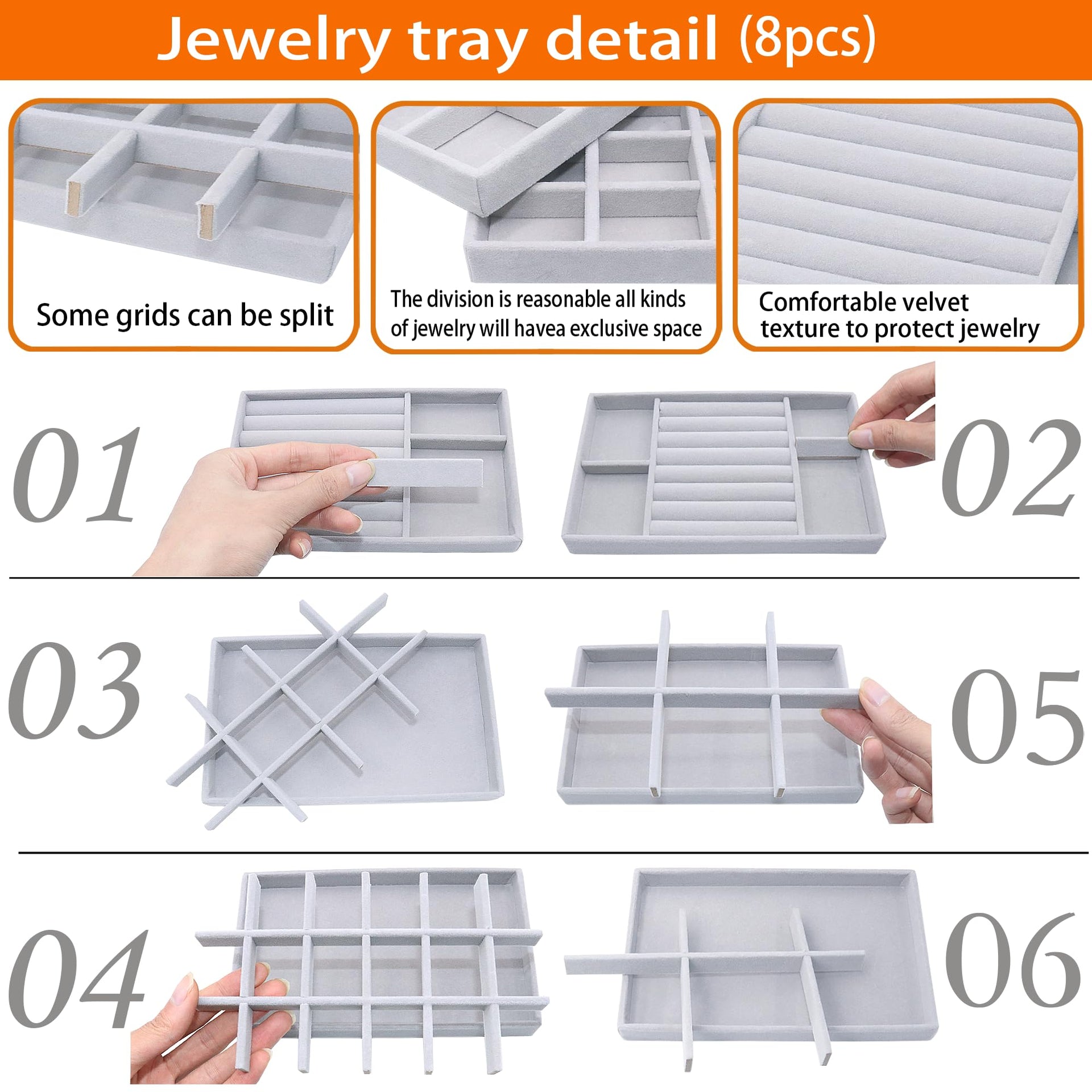 Jewelry Storage 8PACK (8 Count)