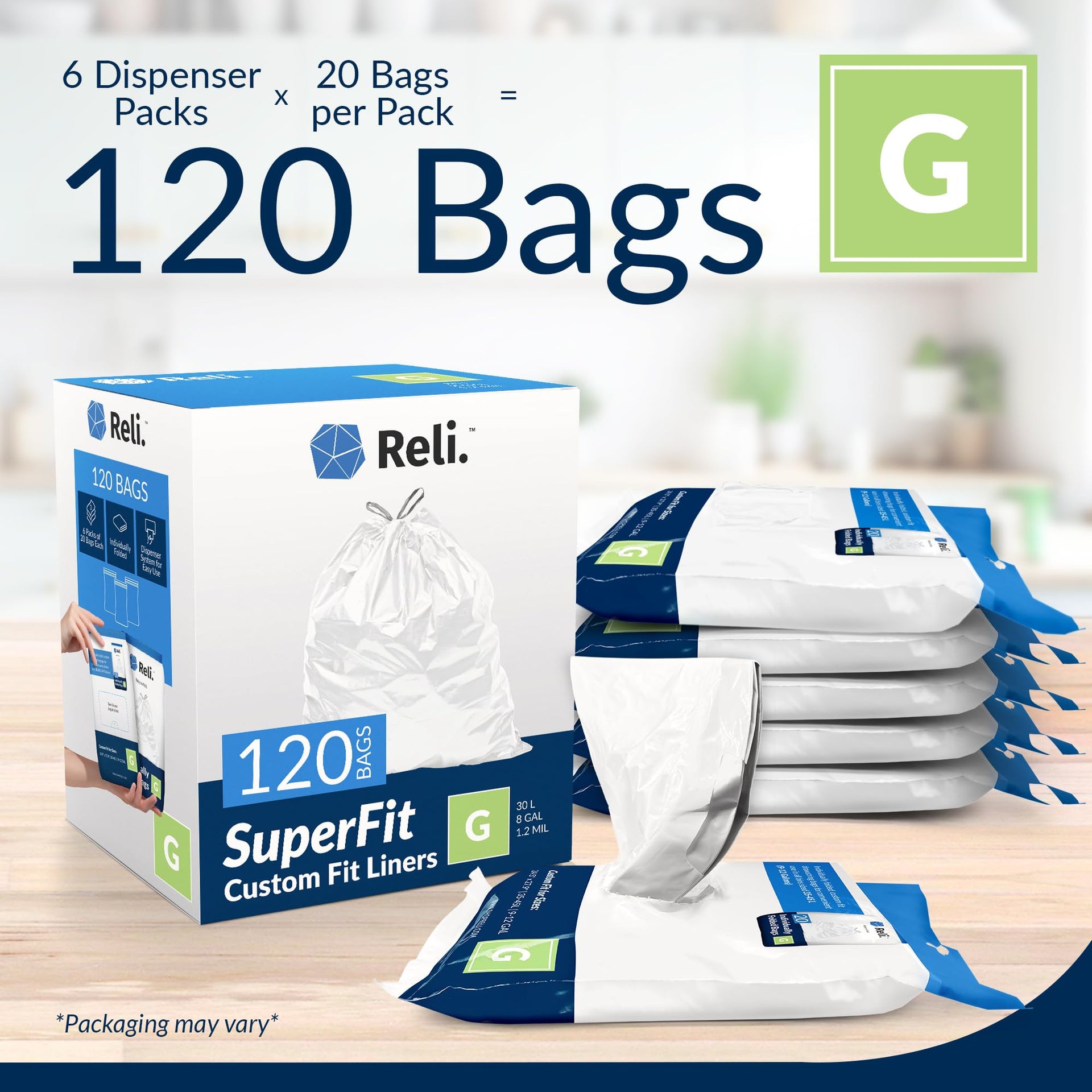 Code G Garbage Bags (120 Count)