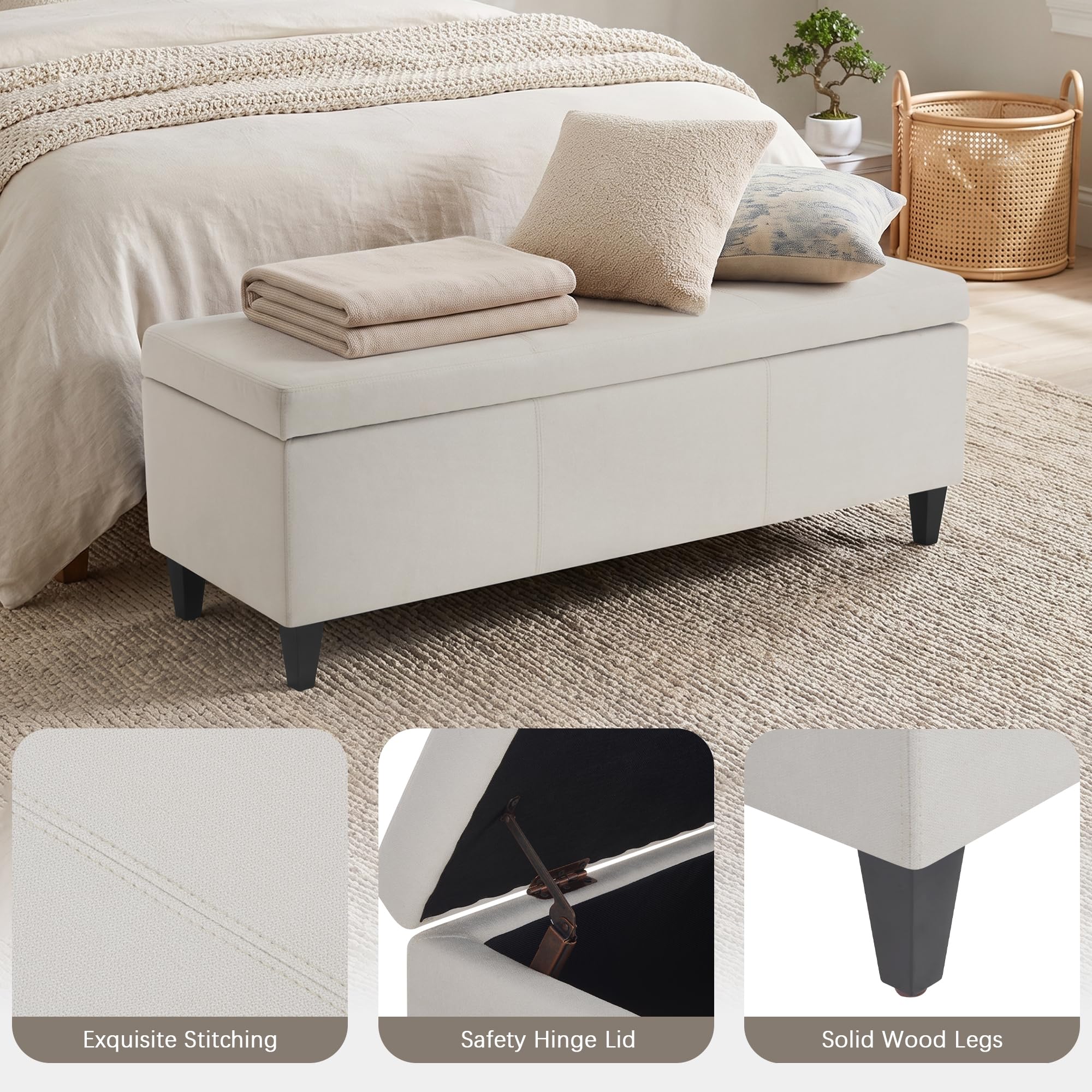 Storage Ottoman Bench