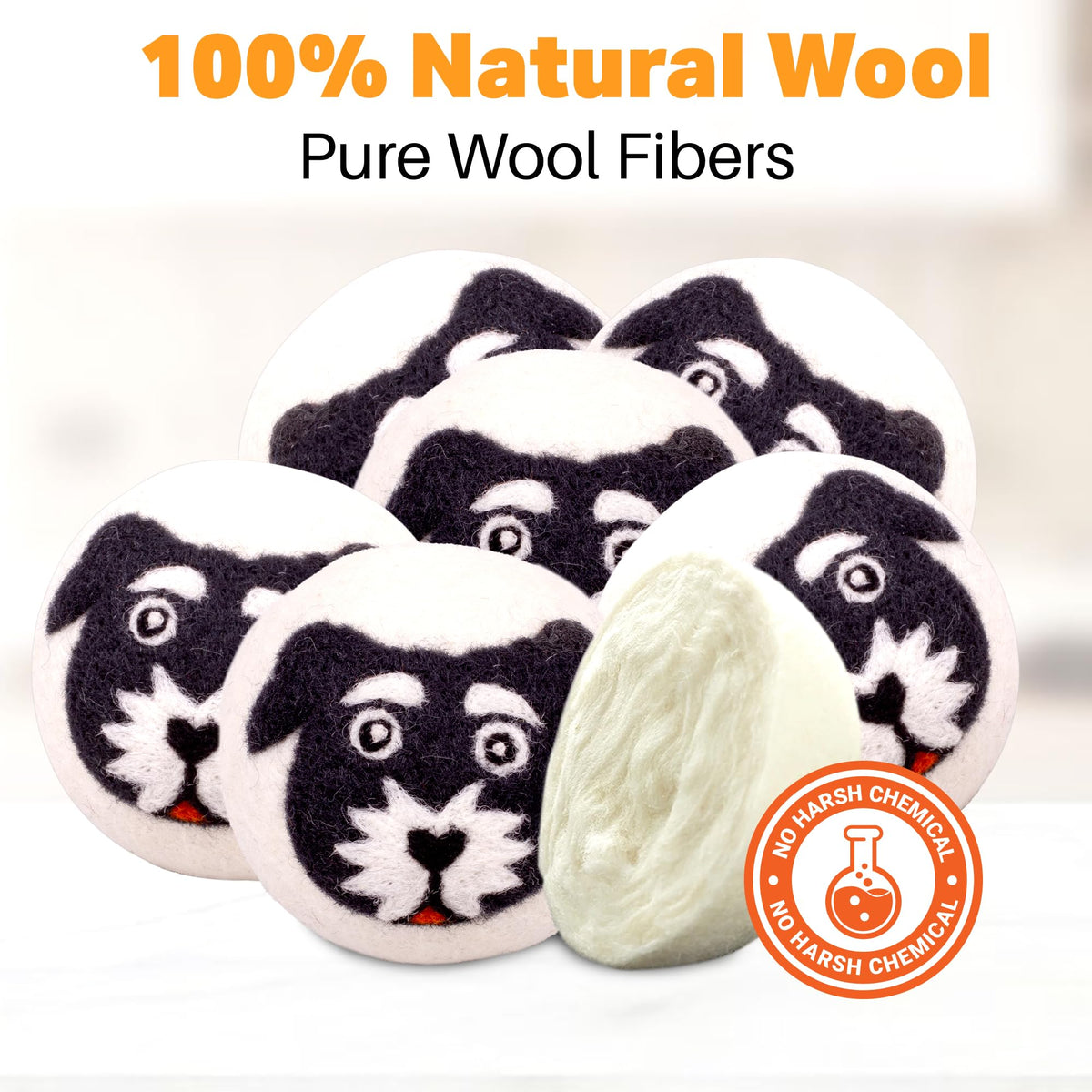 Wool Dryer Balls 6 (6 Count)