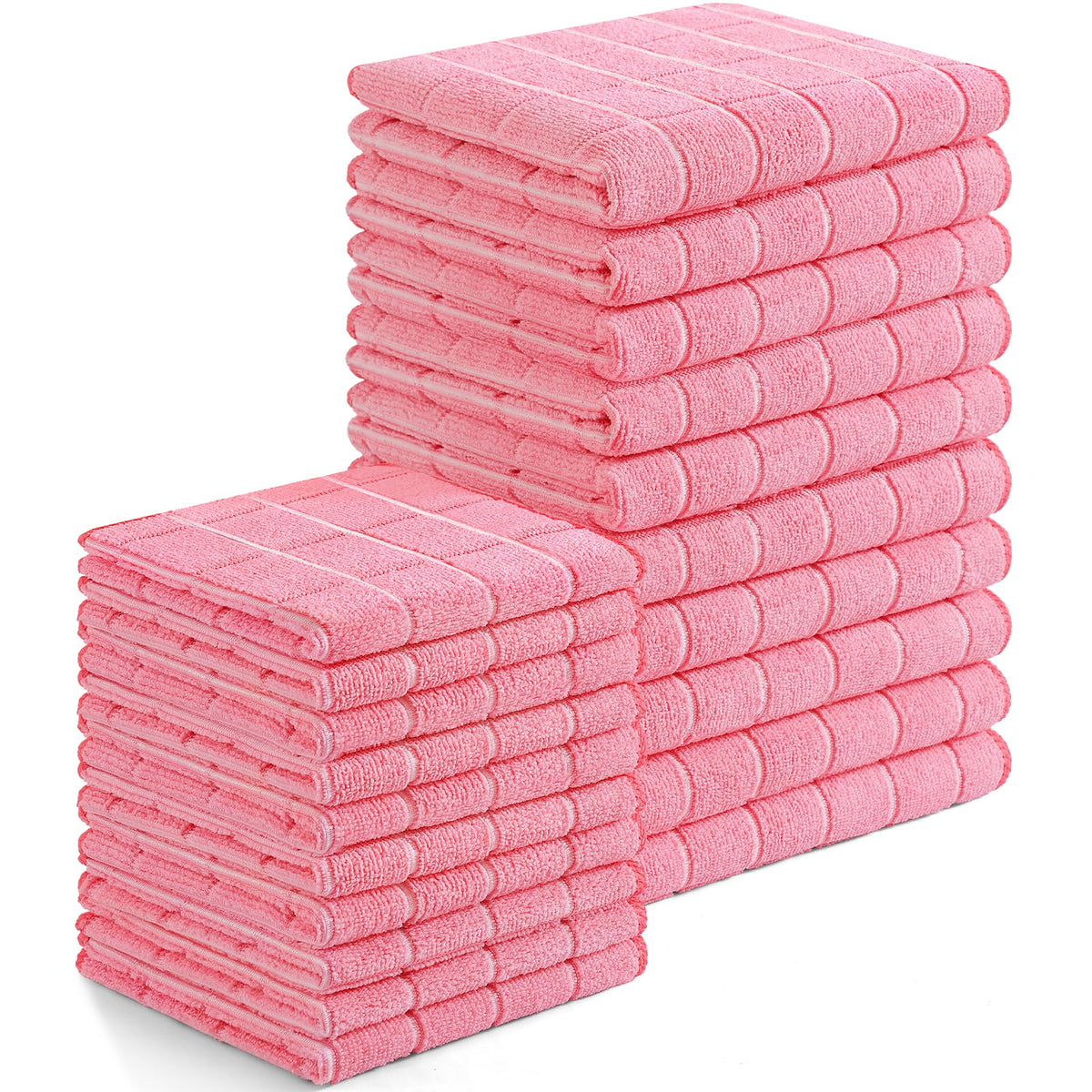 Microfiber Kitchen Towels and Dishcloths Sets (20 Count)