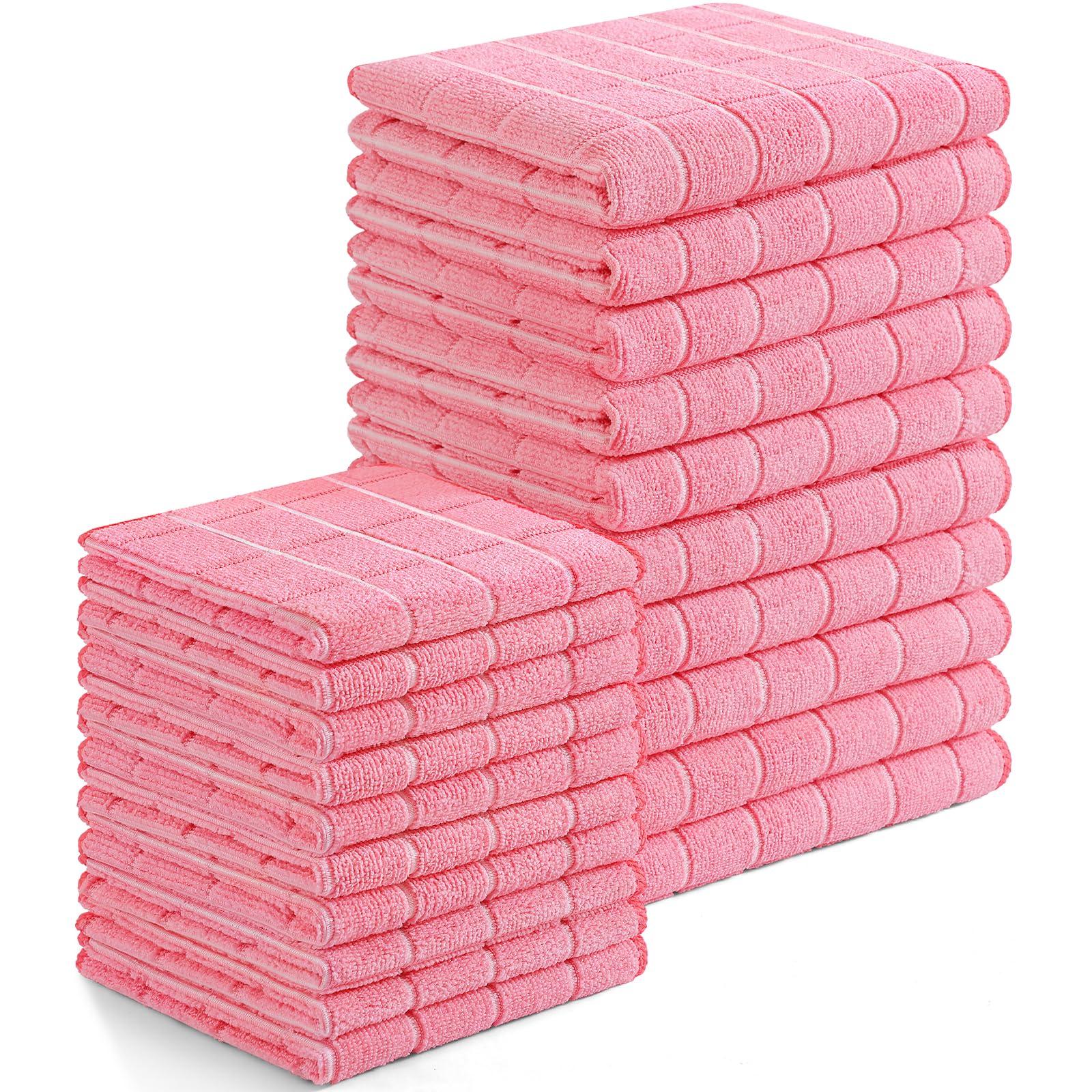 Microfiber Kitchen Towels and Dishcloths Sets (20 Count)