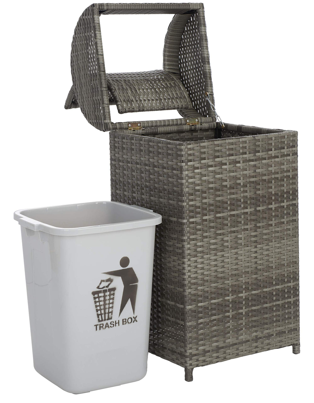 Outdoor Serapis Trash Bin