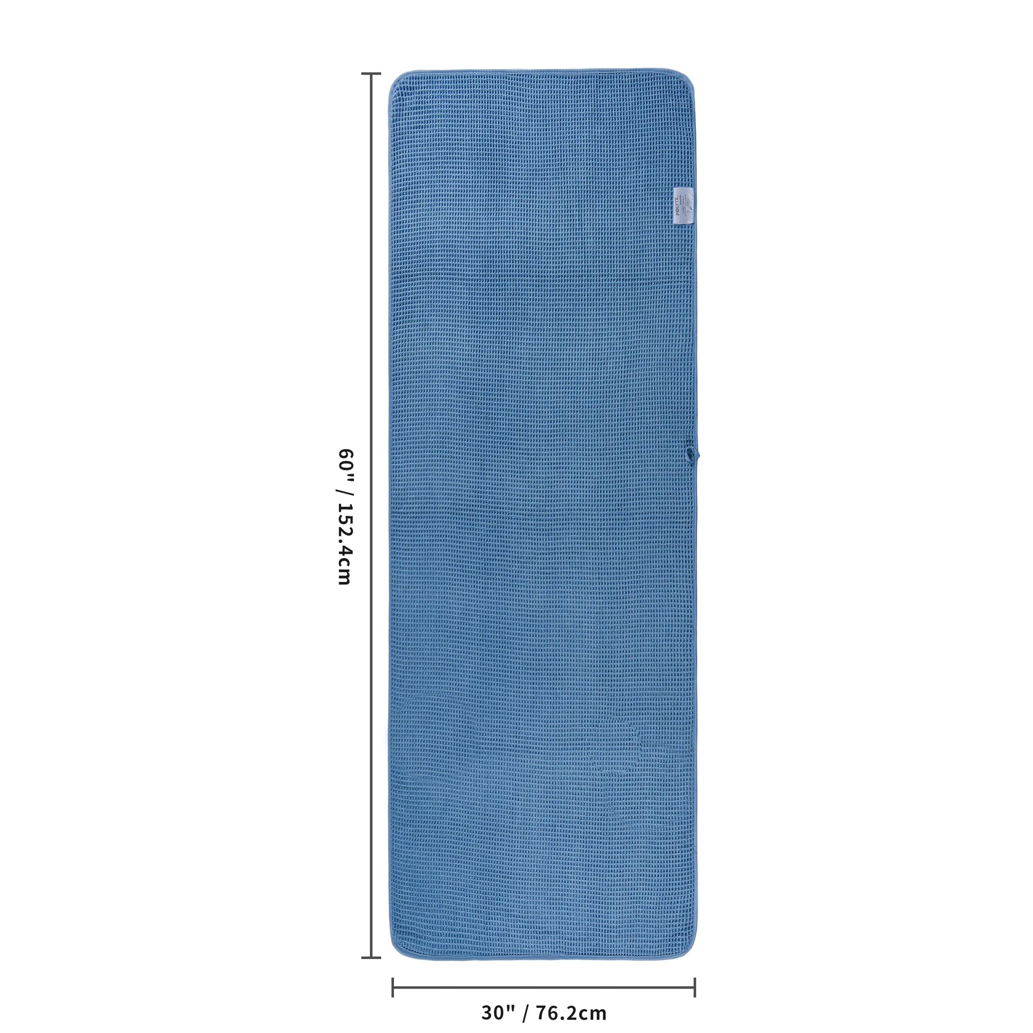 430 GSM Poly Blend Microfiber Quick Dry Waffle Bath Towel (4 Count)