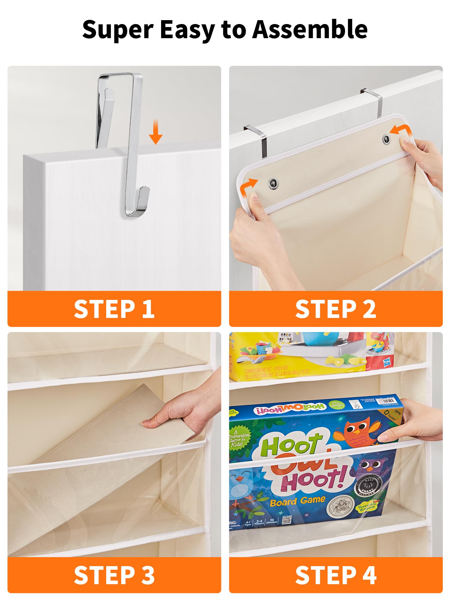 Over The Door Toy Storage Organizer w (2 Count)