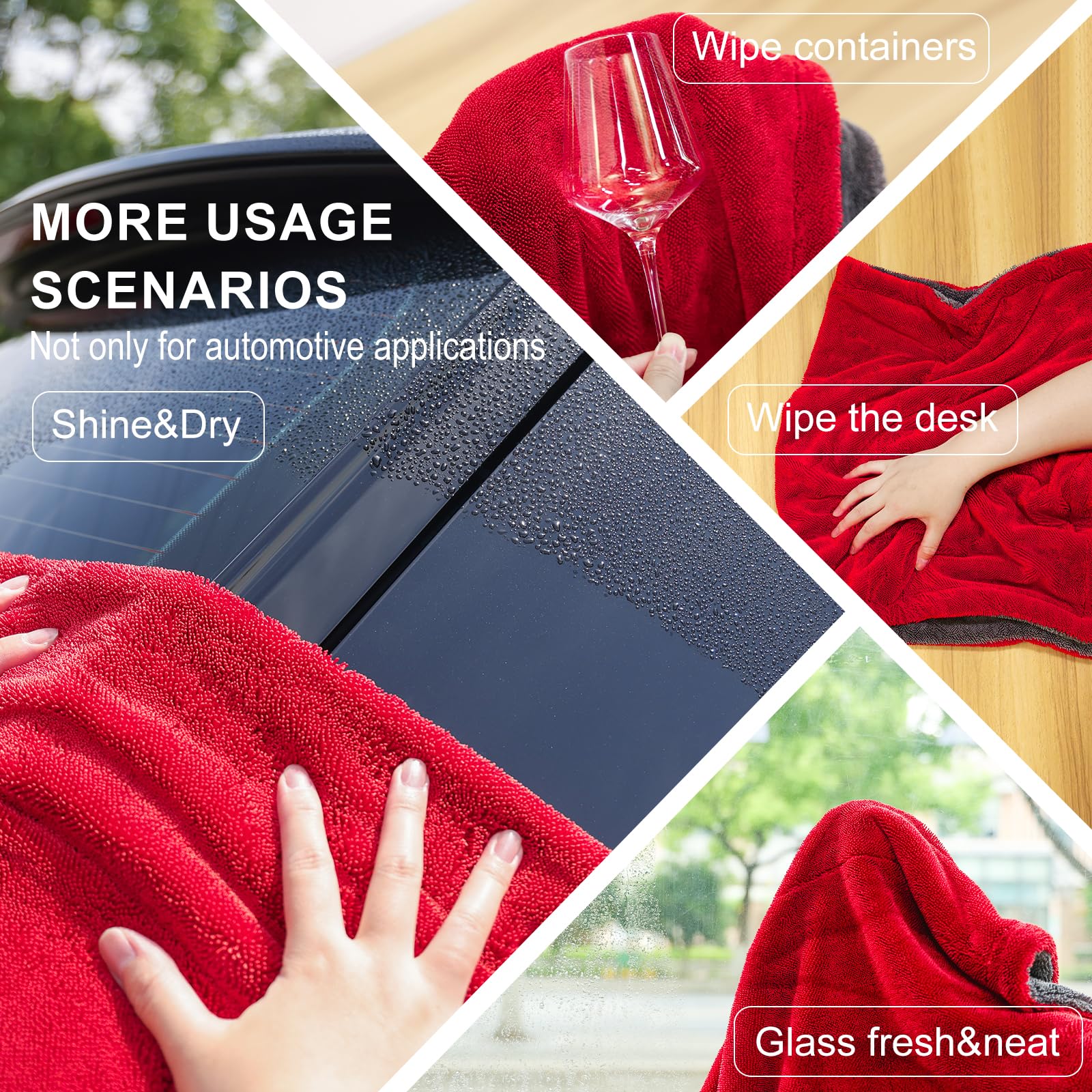 2 Pack XL Car Drying Towel (2 Count)
