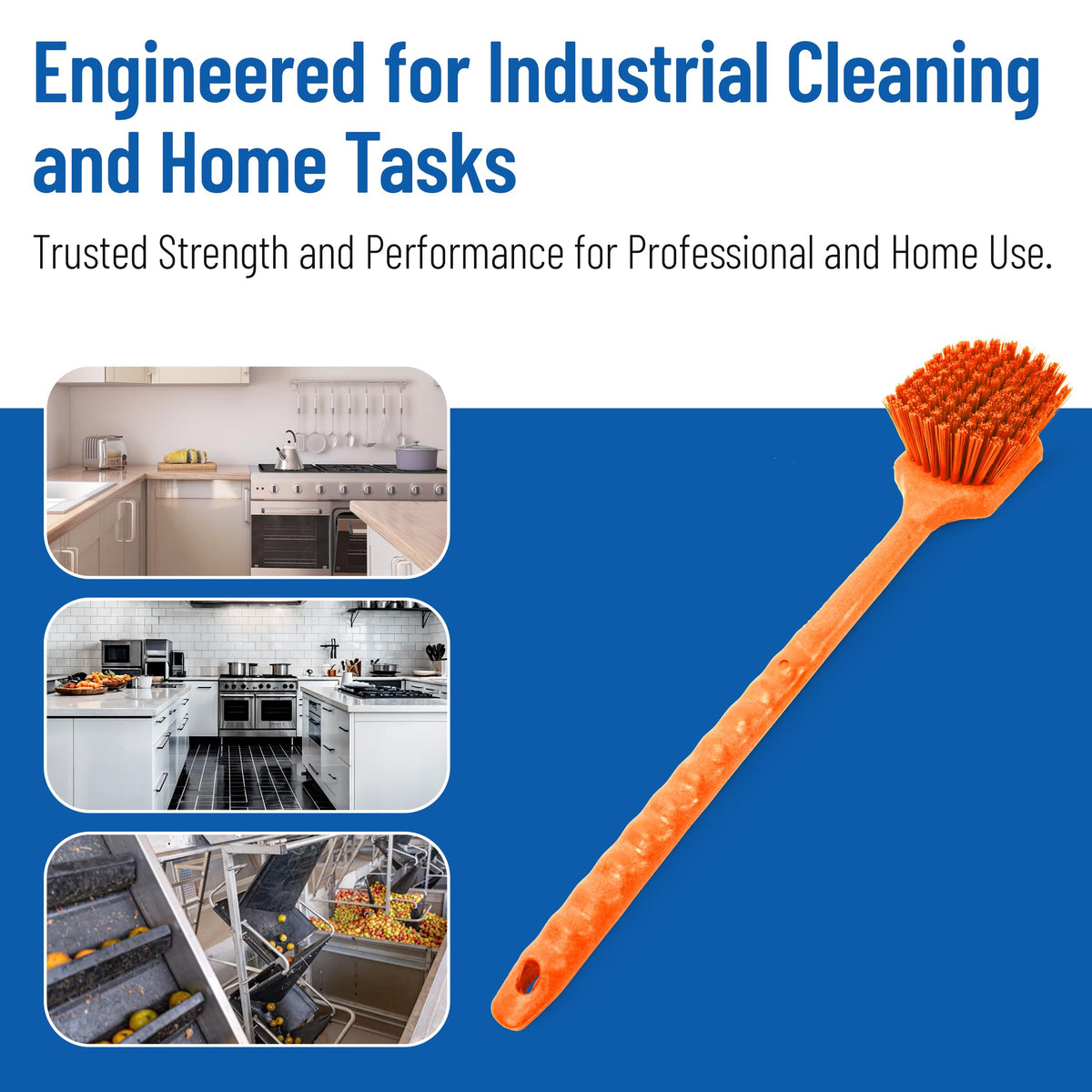 20" Floater Scrub Brush with Long Handle