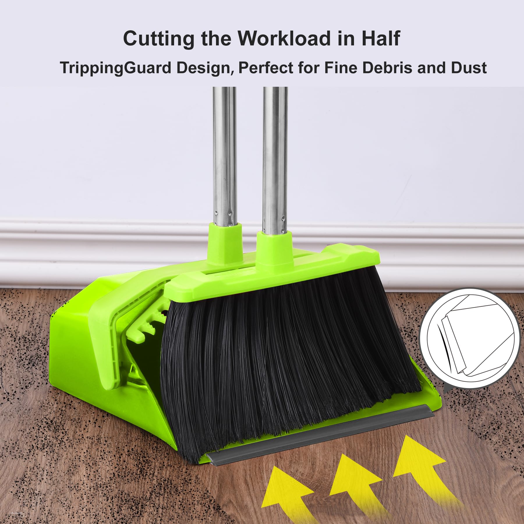 Broom and Dustpan Set for Home
