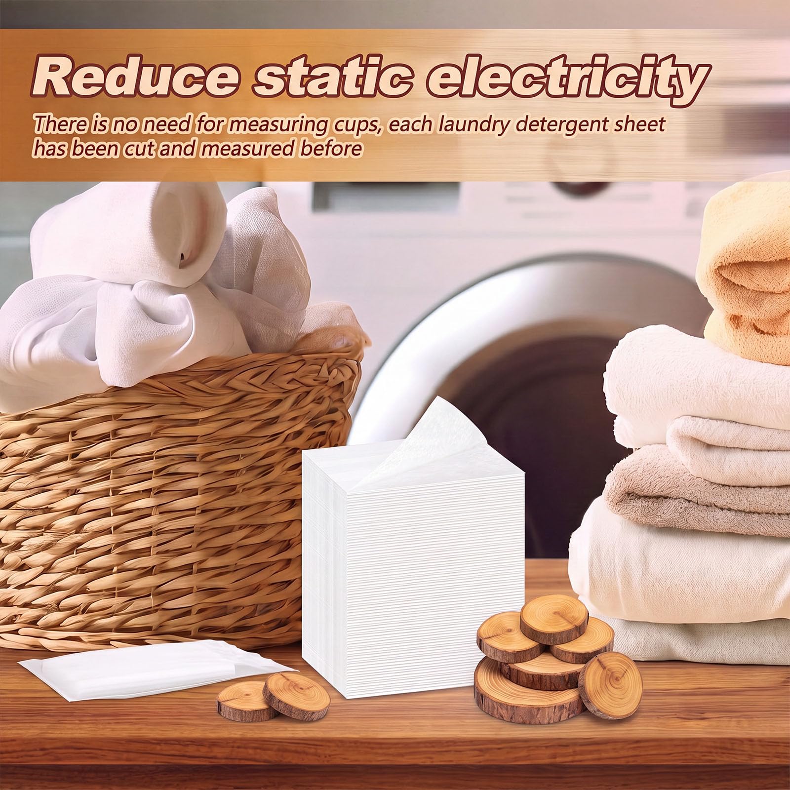 600 Count Dryer Sheets Bulk Fabric Softener Wood Scent Dryer Sheets Naturally Softens and Removes Static Cling