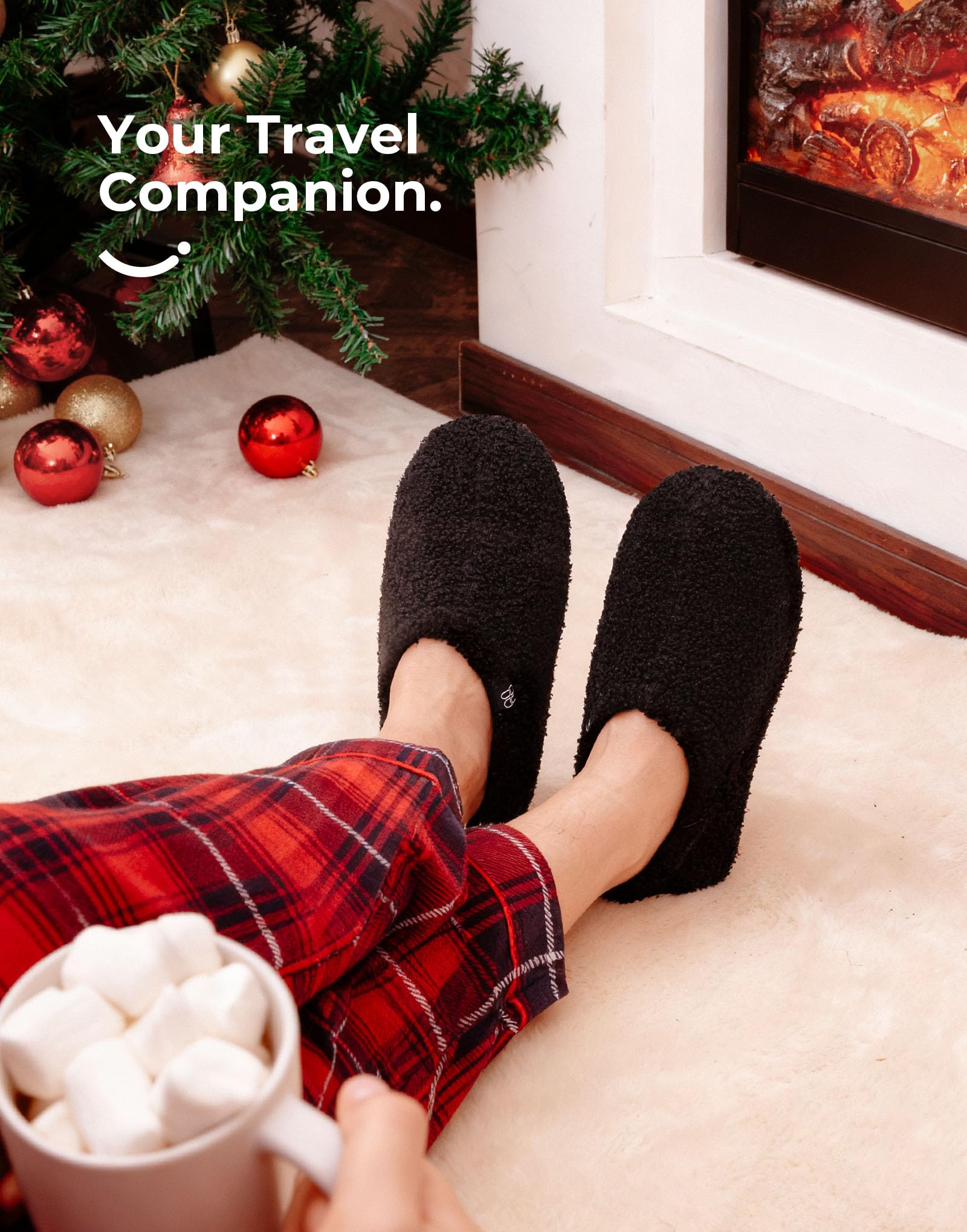 Women's Fuzzy Curly Fur Loafer Slippers