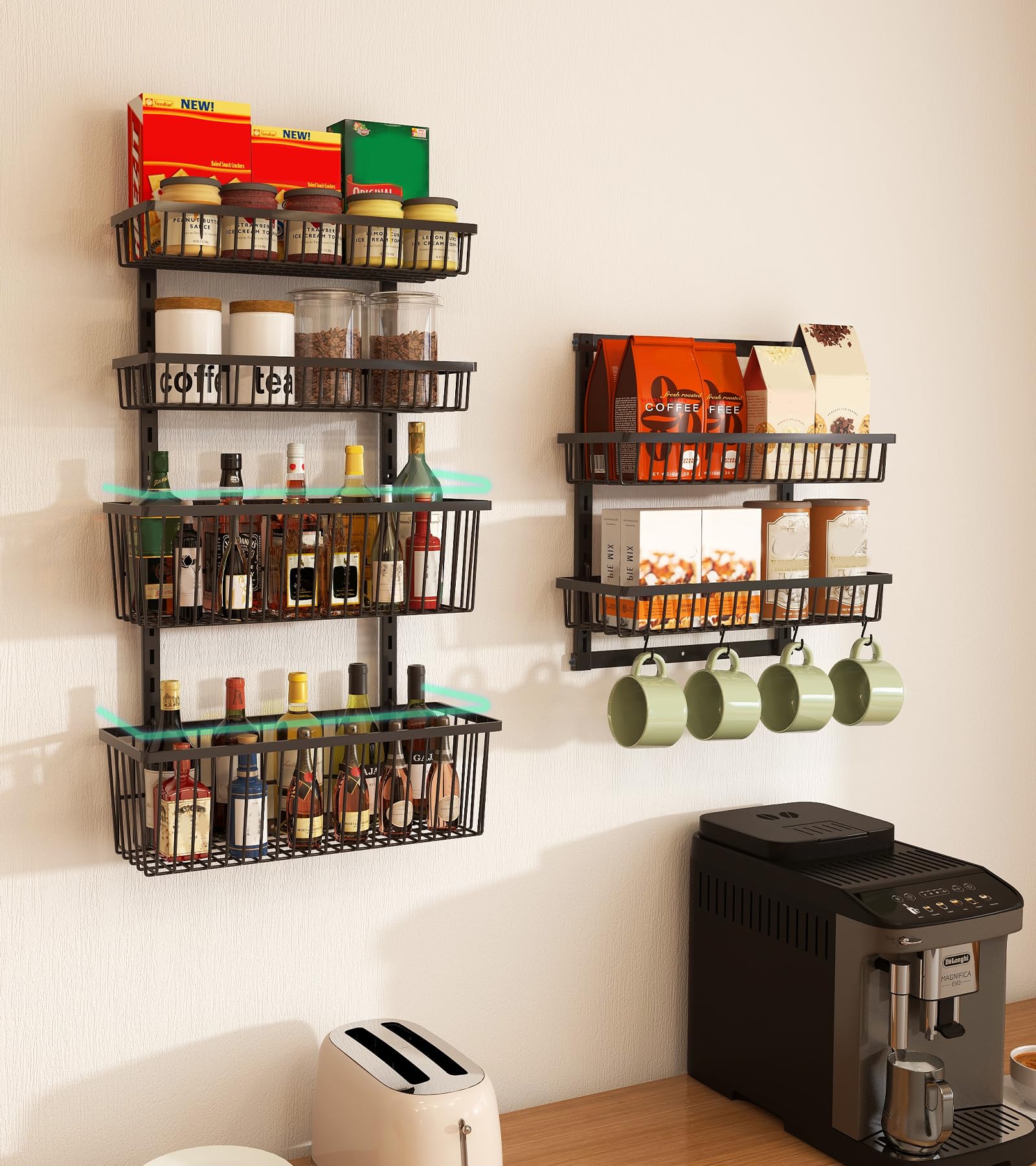 Over The Door Pantry Organizer (6 Count)