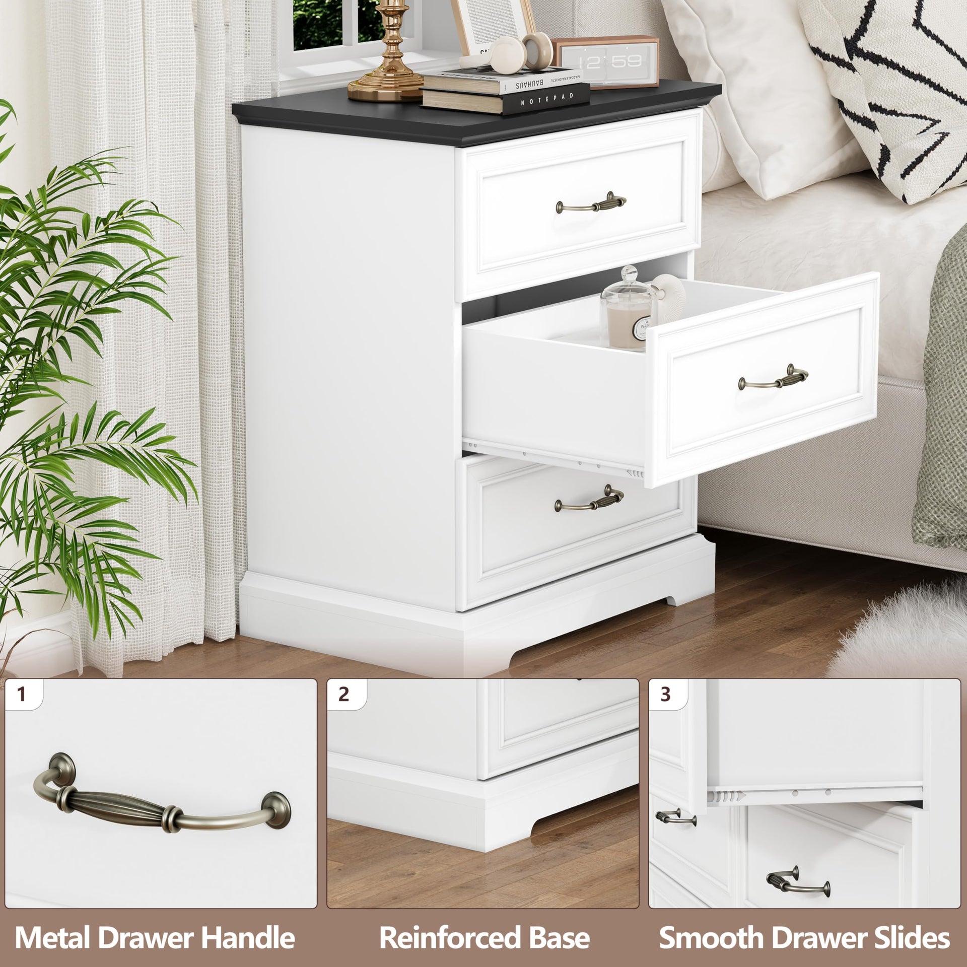 3 Drawer Dresser for Bedroom