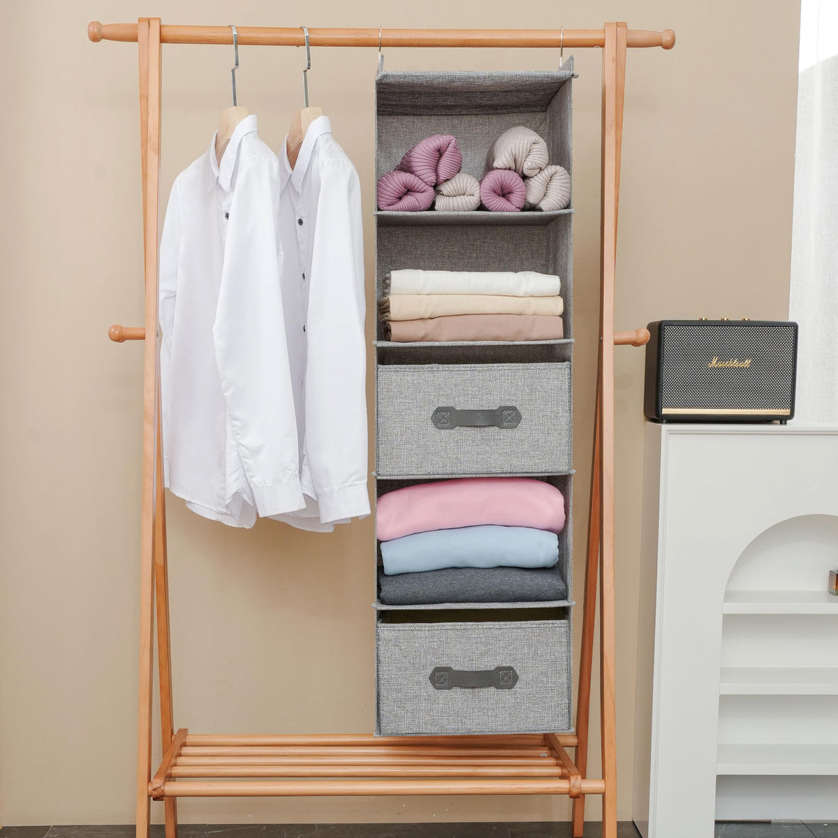 Large Hanging Sweater Organizer for Closet